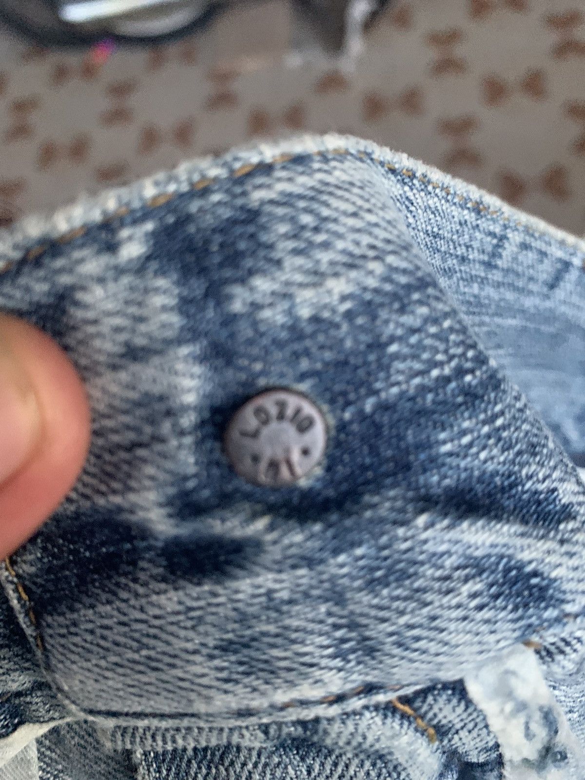 D&G Vintage Multi-Patchers Racing Denim