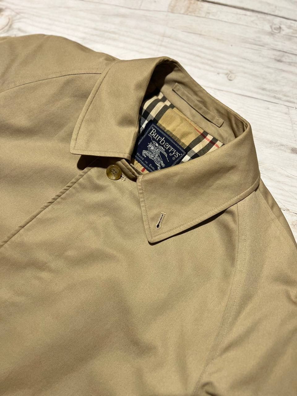Burberry Vintage Burberrys Trench Coat Nova Check Men Size Long 48 Size US M / EU 48-50 / 2 - 4 Thumbnail