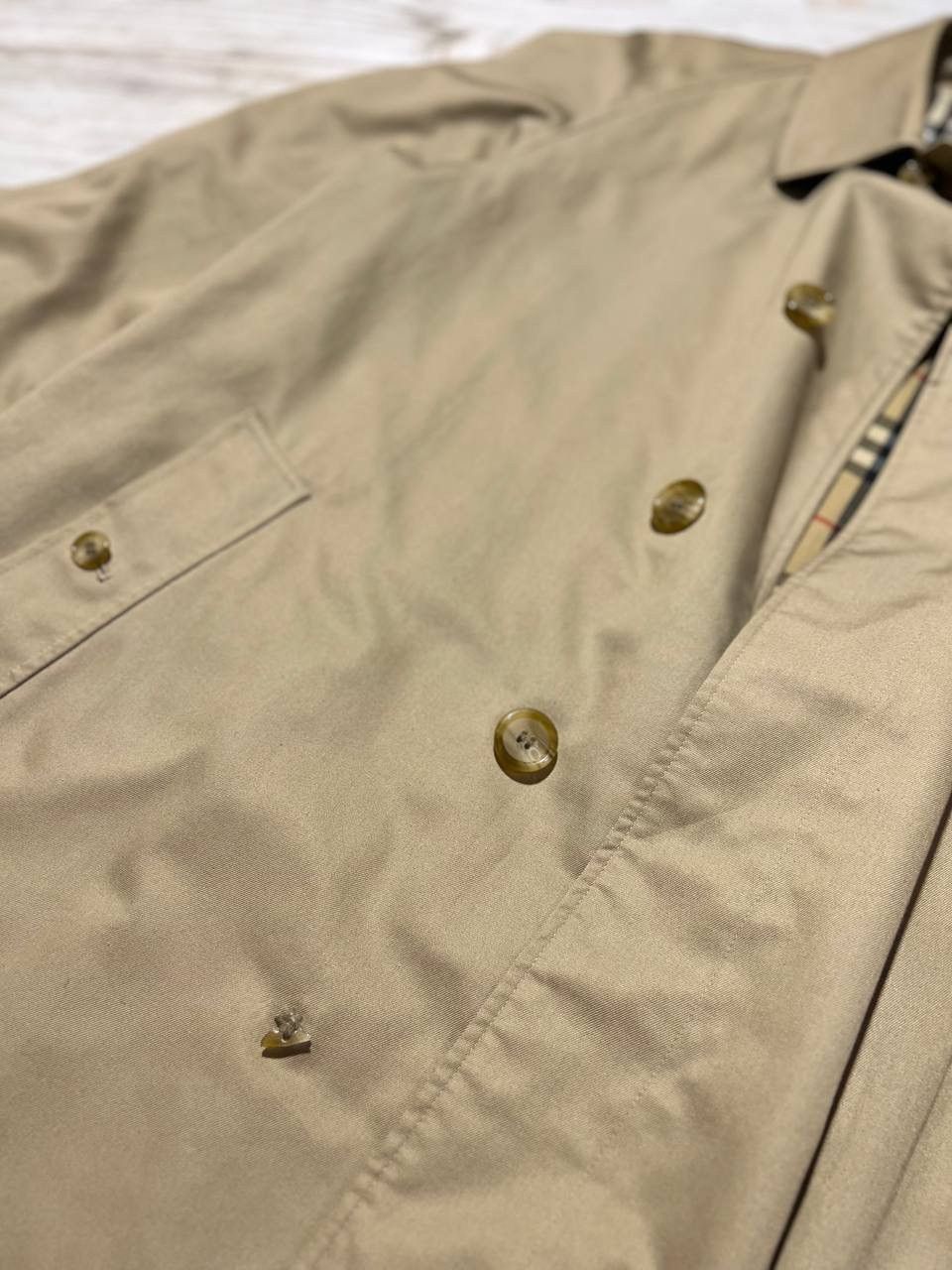 Burberry Vintage Burberrys Trench Coat Nova Check Men Size Long 48 Size US M / EU 48-50 / 2 - 9 Thumbnail