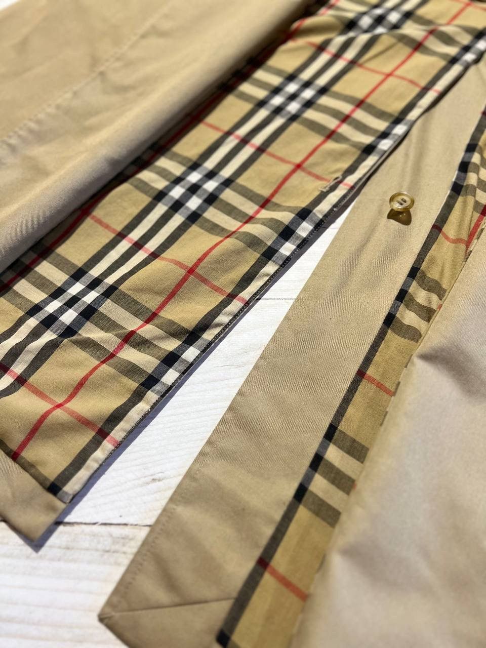 Burberry Vintage Burberrys Trench Coat Nova Check Men Size Long 48 Size US M / EU 48-50 / 2 - 10 Thumbnail