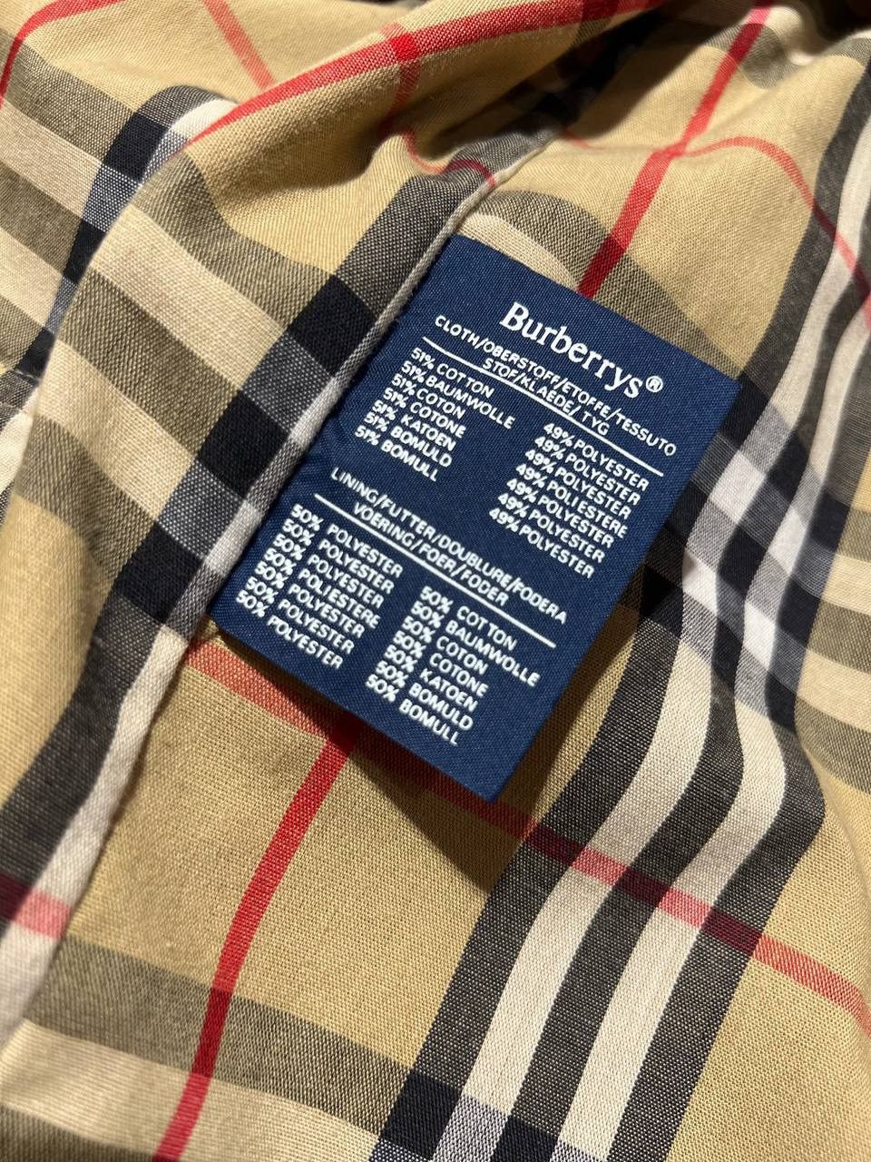 Burberry Vintage Burberrys Trench Coat Nova Check Men Size Long 48 Size US M / EU 48-50 / 2 - 14 Thumbnail