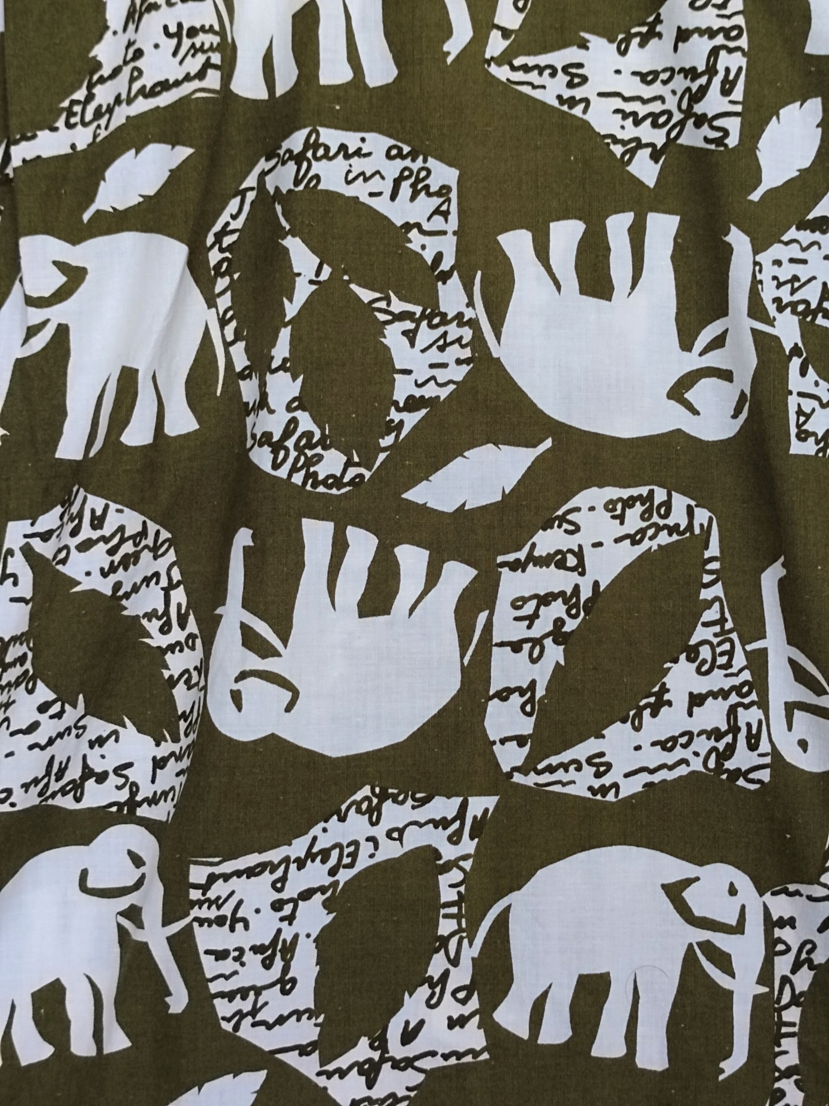 Junko Shimada Junchino By Junko Koshino Elephant Printed Double Pocket Size US L / EU 52-54 / 3 - 12 Thumbnail