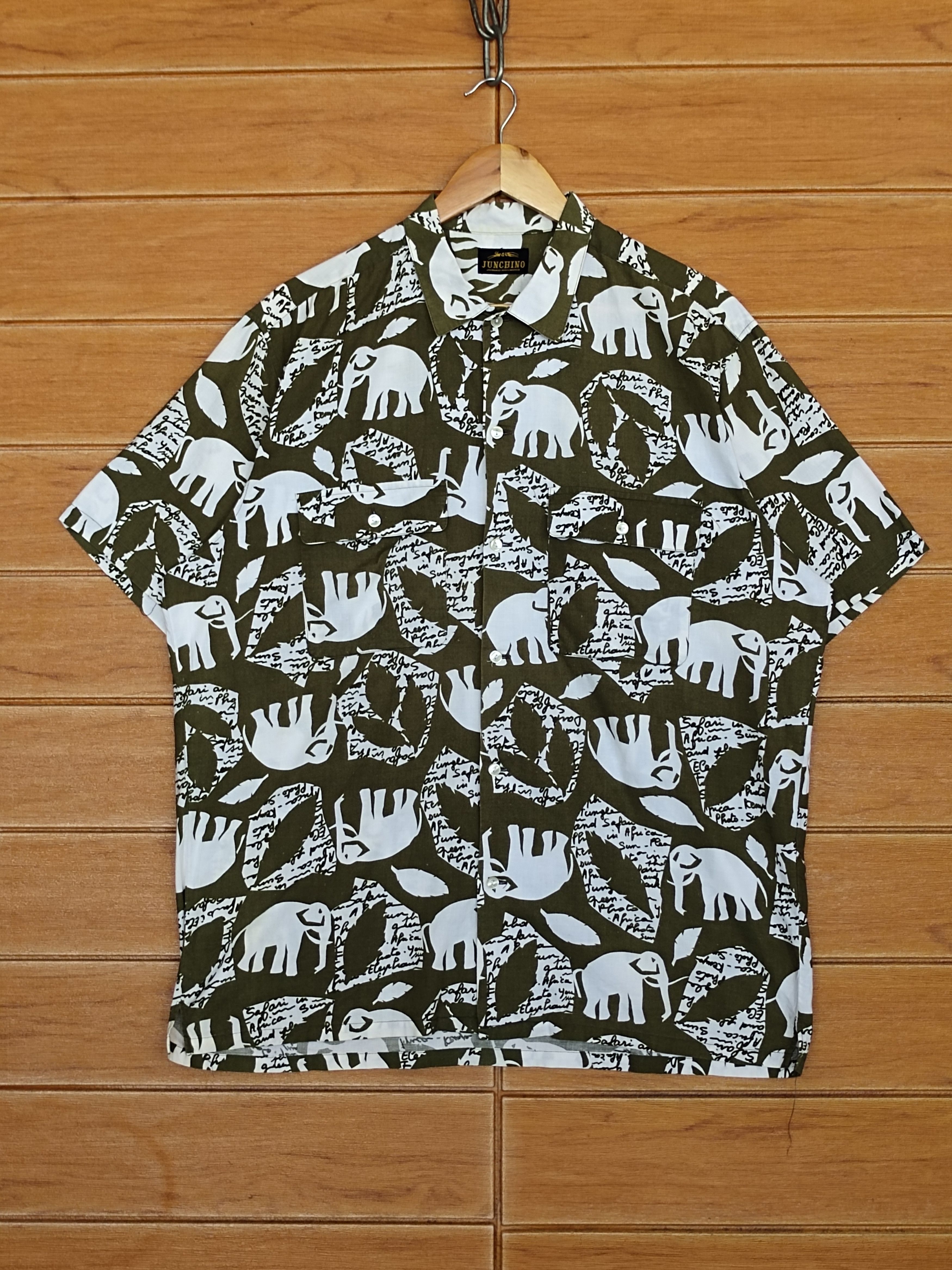 Junko Shimada Junchino By Junko Koshino Elephant Printed Double Pocket Size US L / EU 52-54 / 3 - 2 Thumbnail