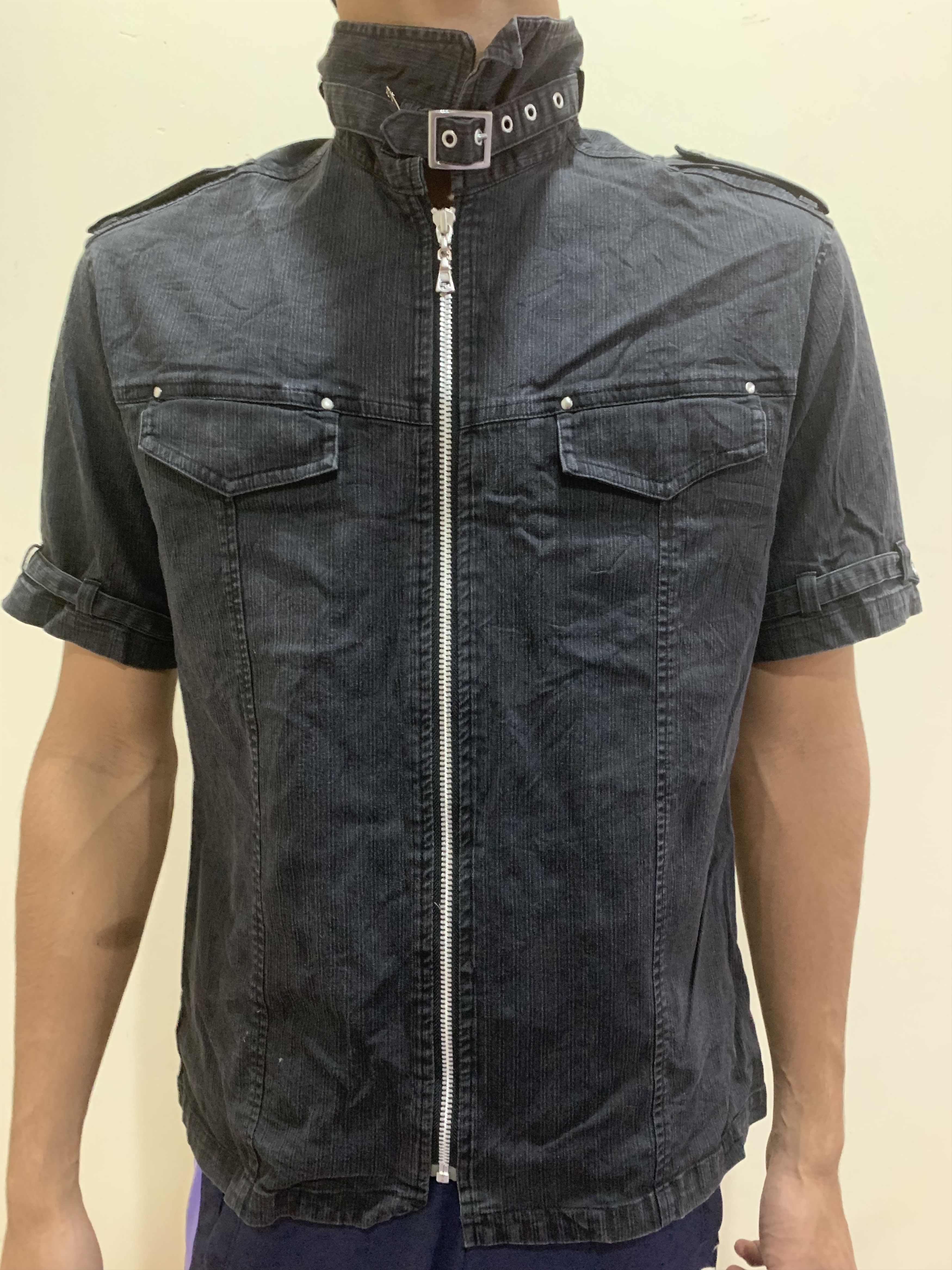 Japanese Brand × Seditionaries Short Sleeve Bondage Shirt by TAKAIQ.COM Size US L / EU 52-54 / 3 - 12 Thumbnail