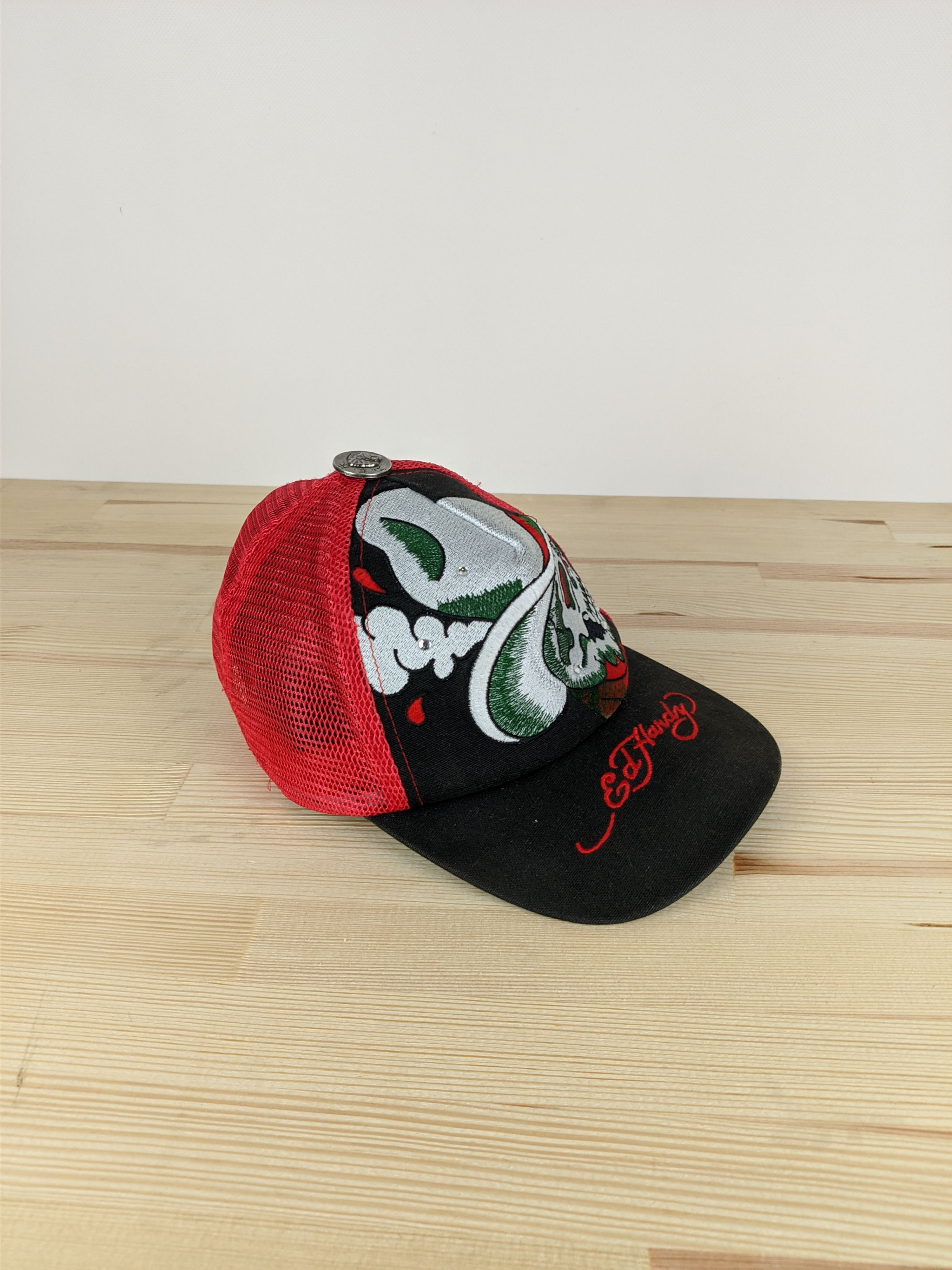 Christian Audigier × Ed Hardy Y2K Ed Hardy Skull Cap Size ONE SIZE - 2 Thumbnail