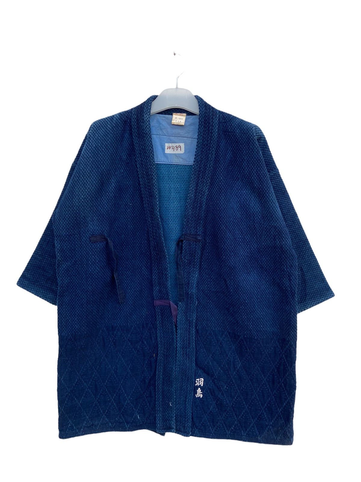 Vintage Japanese Brand Indigo Blue Sanjuro Jacket Size US XXL / EU 58 / 5 - 1 Thumbnail