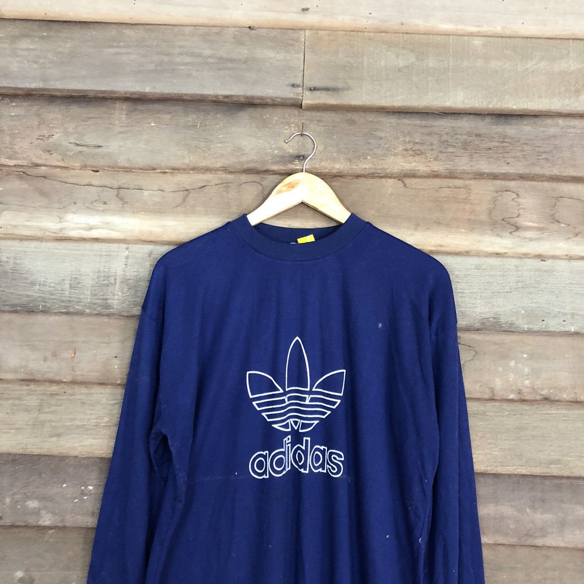 Adidas vintage Blue Big Logo Sweatshirt #3963