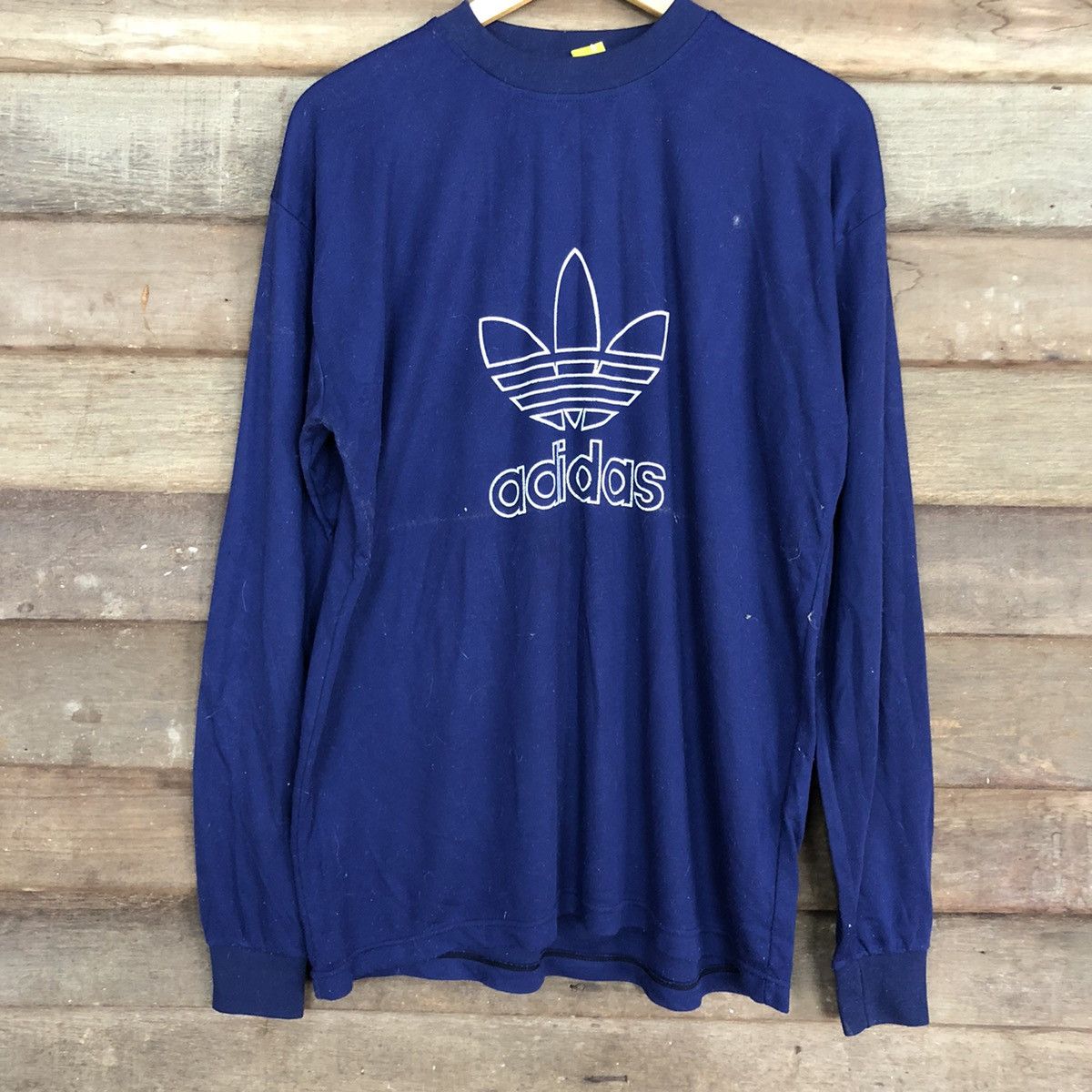 Adidas vintage Blue Big Logo Sweatshirt #3963