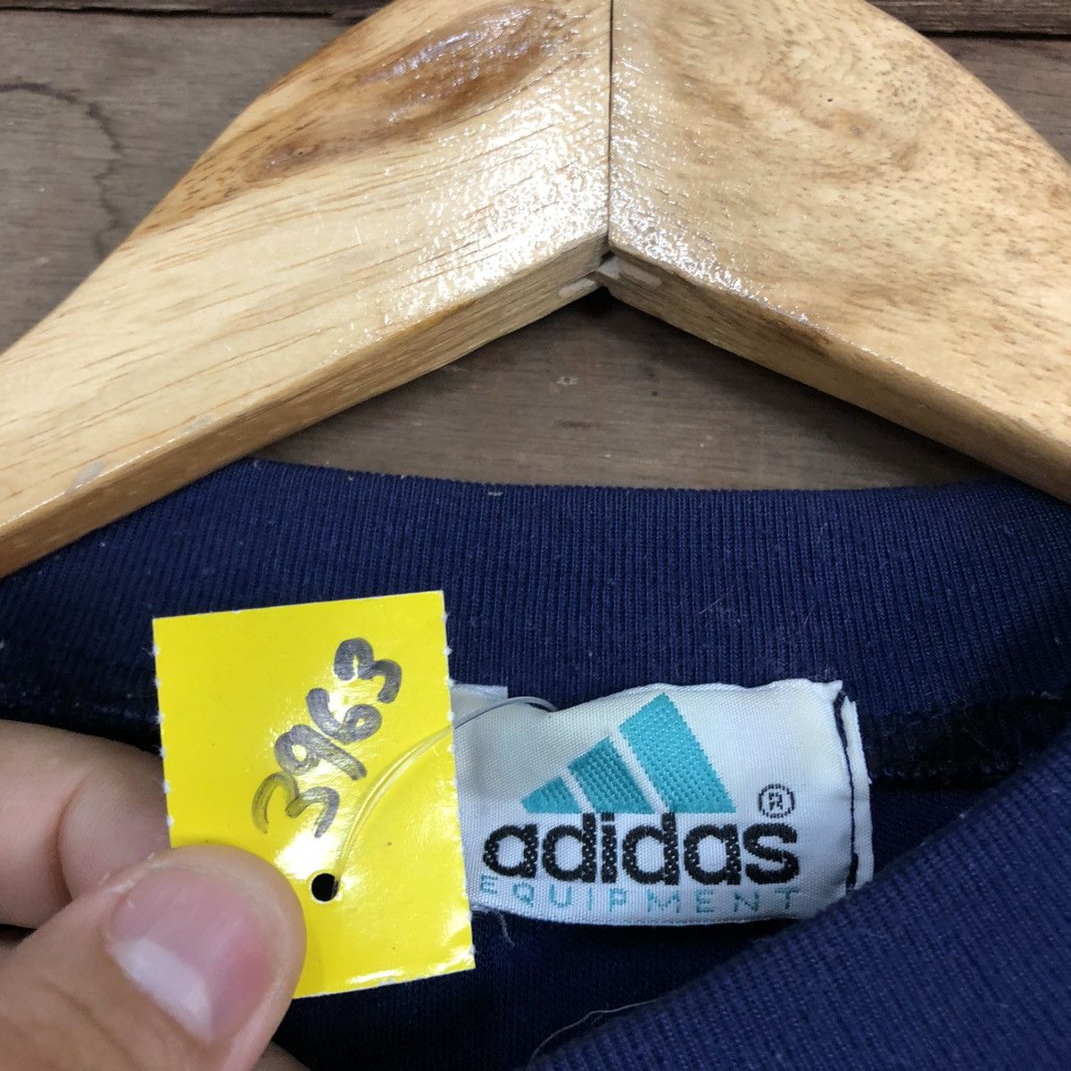 Adidas vintage Blue Big Logo Sweatshirt #3963