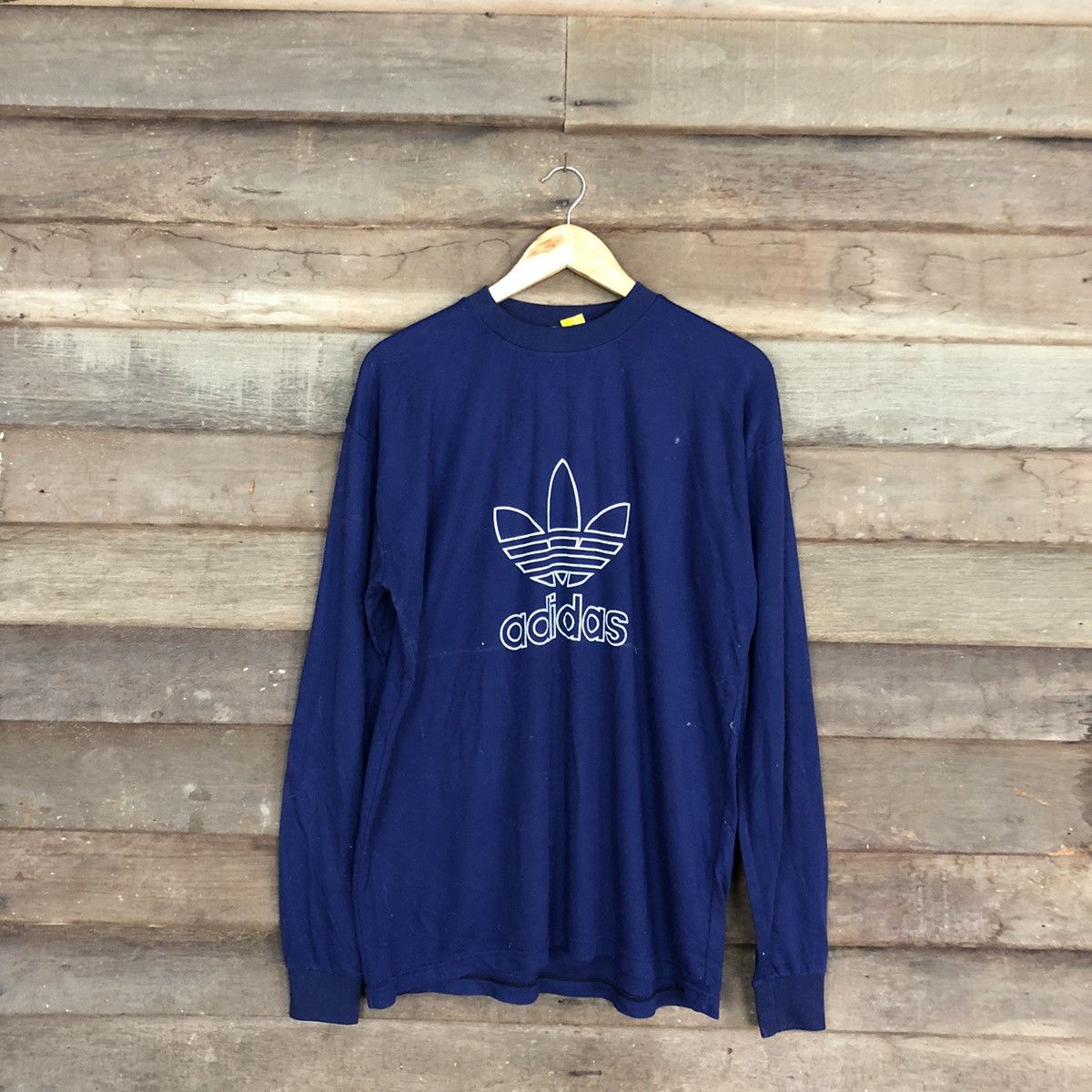 Adidas vintage Blue Big Logo Sweatshirt #3963