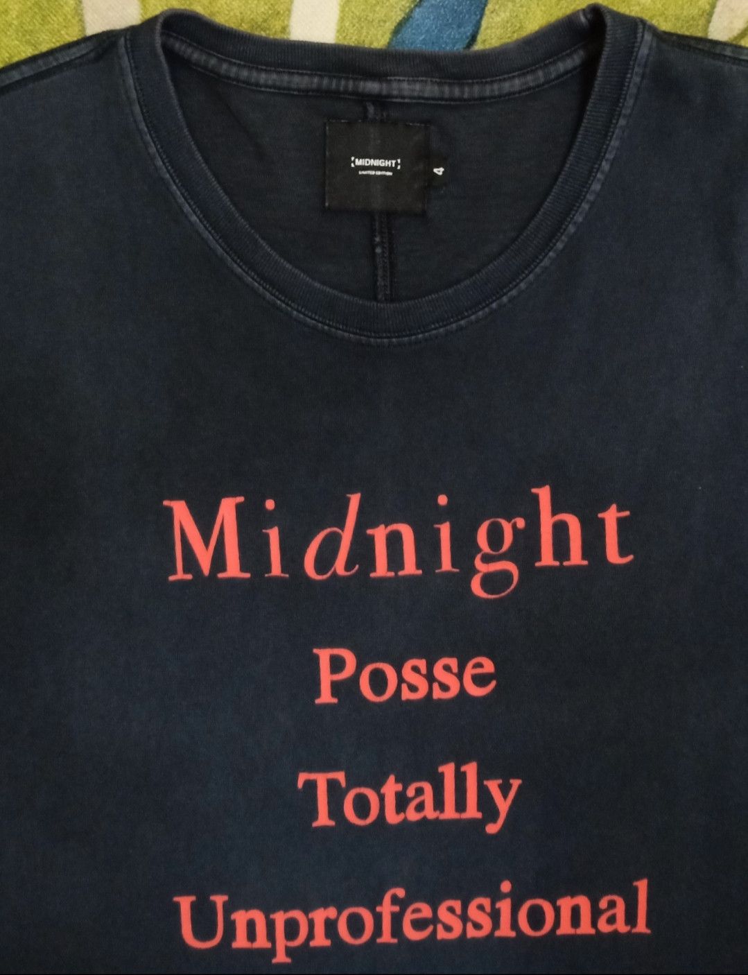 A$AP Rocky × Midnight Studios × Rap Tees A$AP Rocky x Midnight Posse Totally Unprofessional T-shirt Size US XL / EU 56 / 4 - 8 Thumbnail