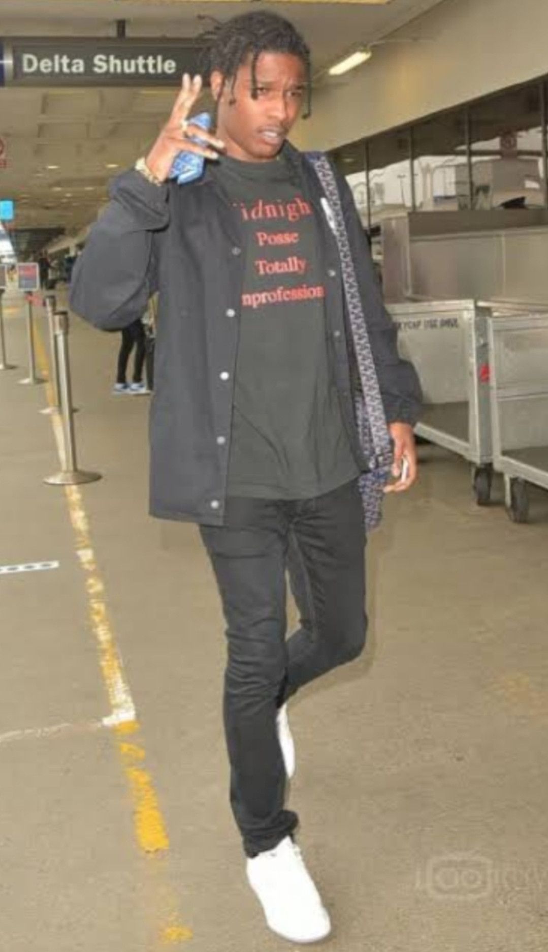 A$AP Rocky × Midnight Studios × Rap Tees A$AP Rocky x Midnight Posse Totally Unprofessional T-shirt Size US XL / EU 56 / 4 - 15 Thumbnail