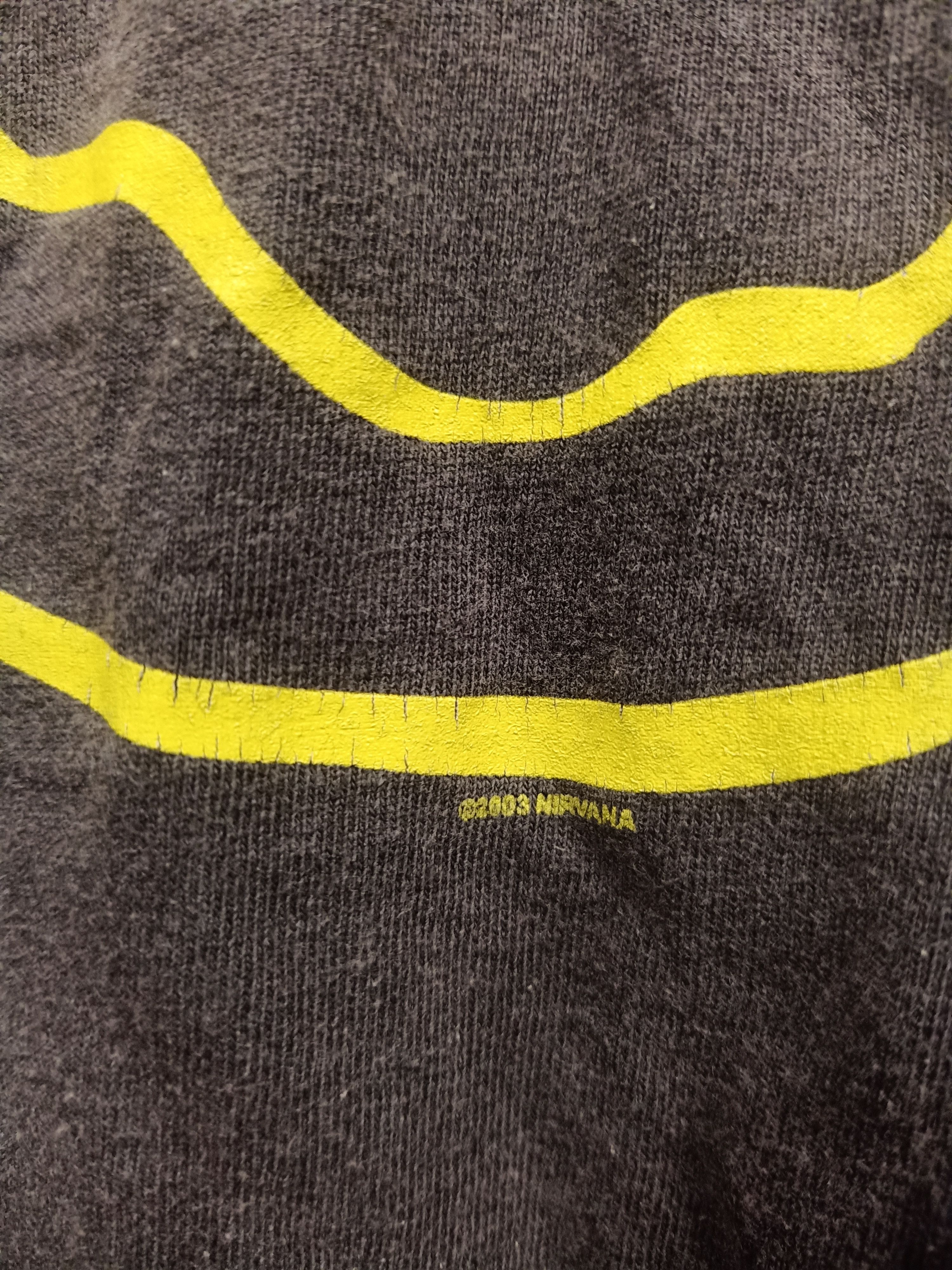 Nirvana Vintage t shirt band nirvana smiley face Size US M / EU 48-50 / 2 - 3 Thumbnail