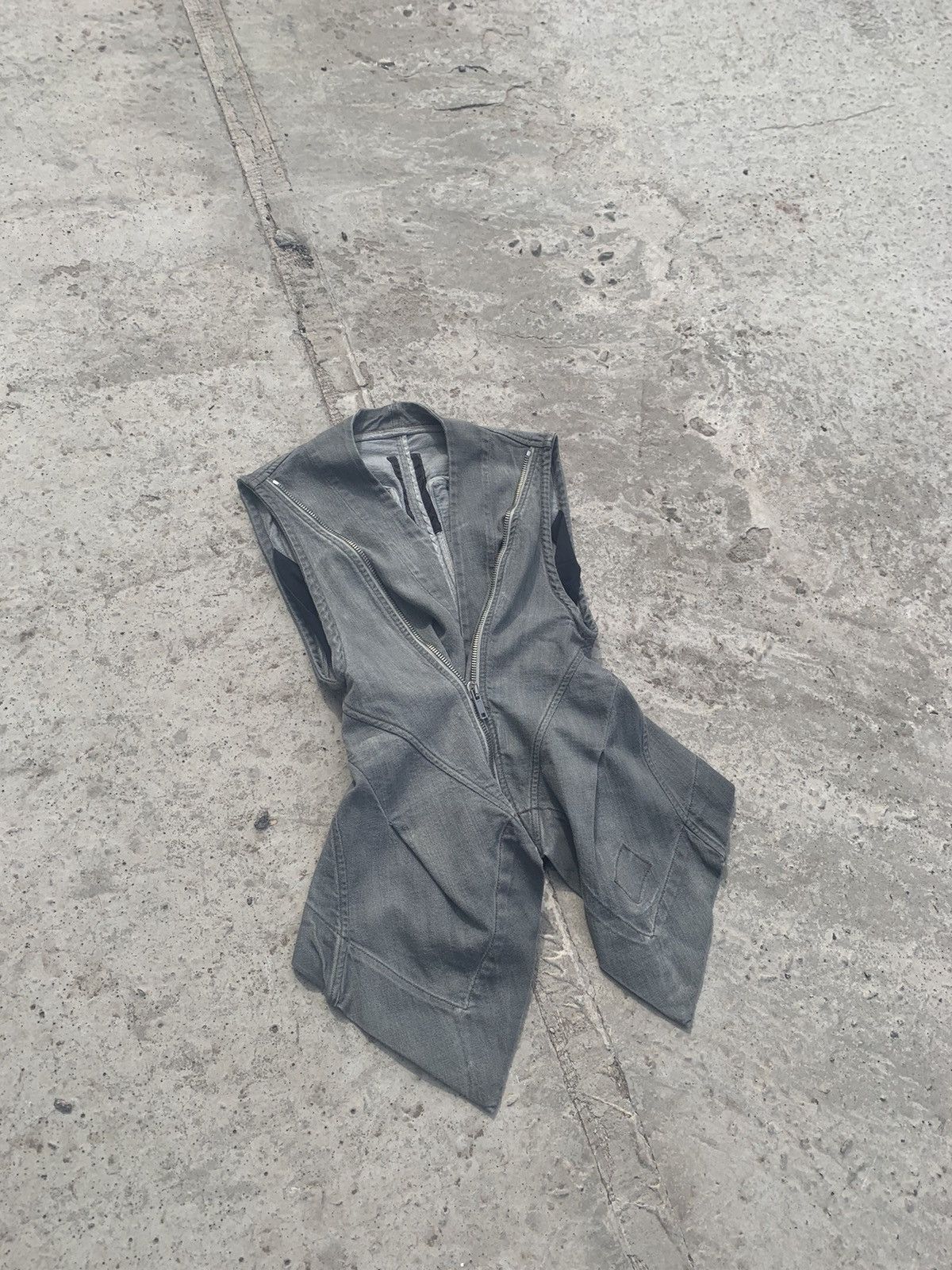 Rick Owens × Rick Owens Drkshdw Rick Owens Vest Size US M / EU 48-50 / 2 - 1 Thumbnail