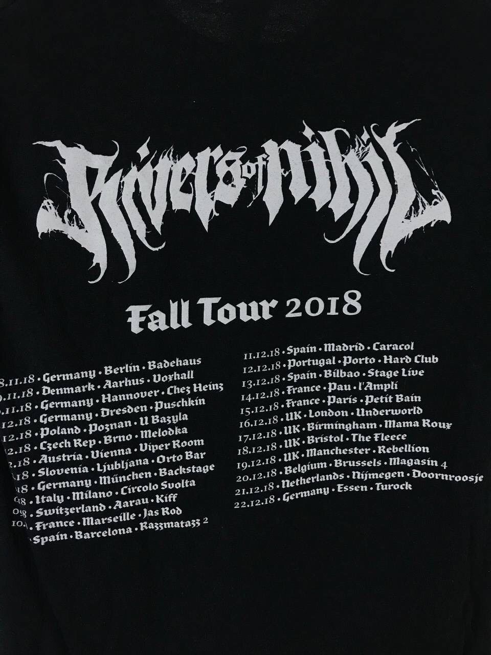 Band Tees × Vintage Rivers Of Nihil Vintage Rock Band Tee Size US S / EU 44-46 / 1 - 6 Thumbnail