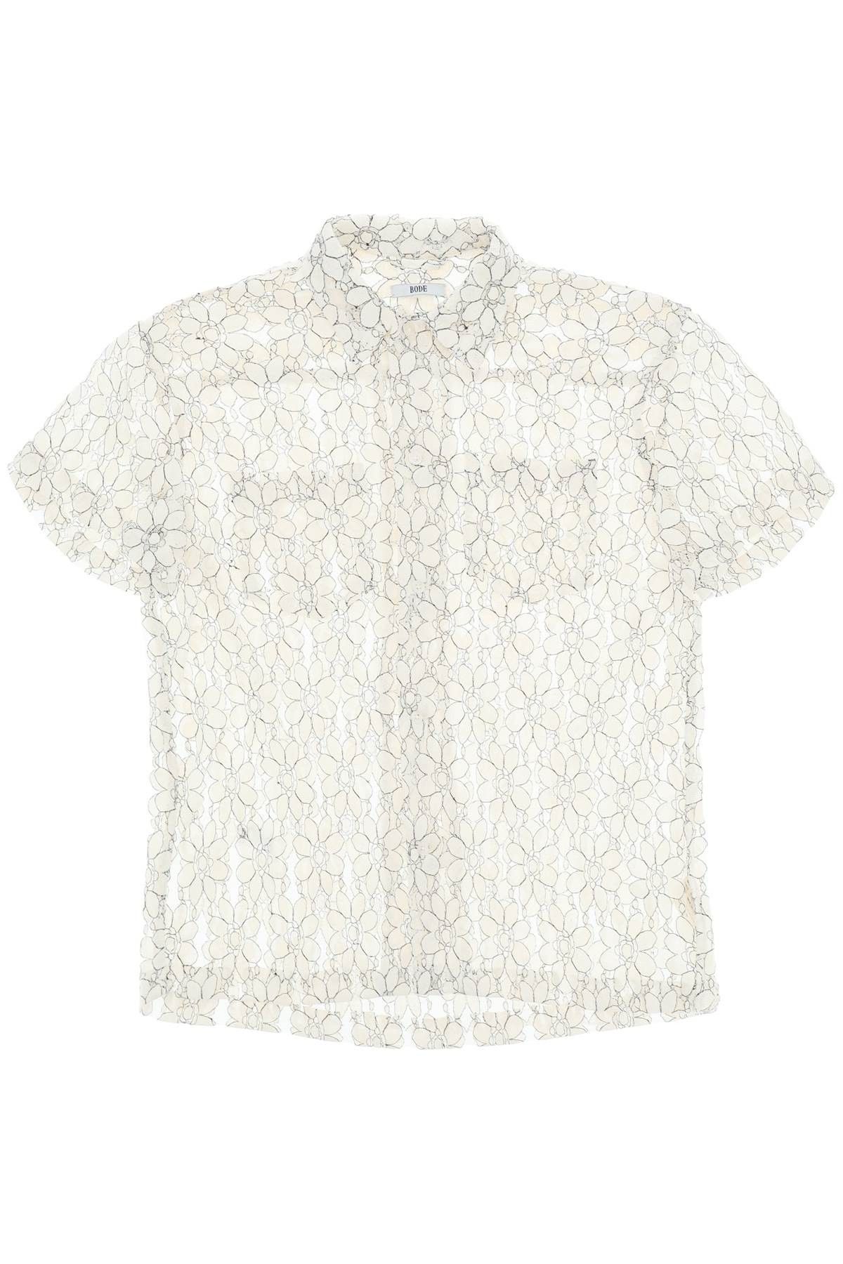 image of Bode 'daisy Lace' Shirt in Mixed Colours, Men's (Size XL)