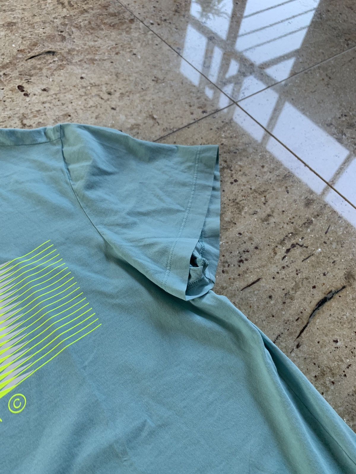 Maison Margiela Mint Green Logo Tee, SS Size US S / EU 44-46 / 1 - 8 Thumbnail