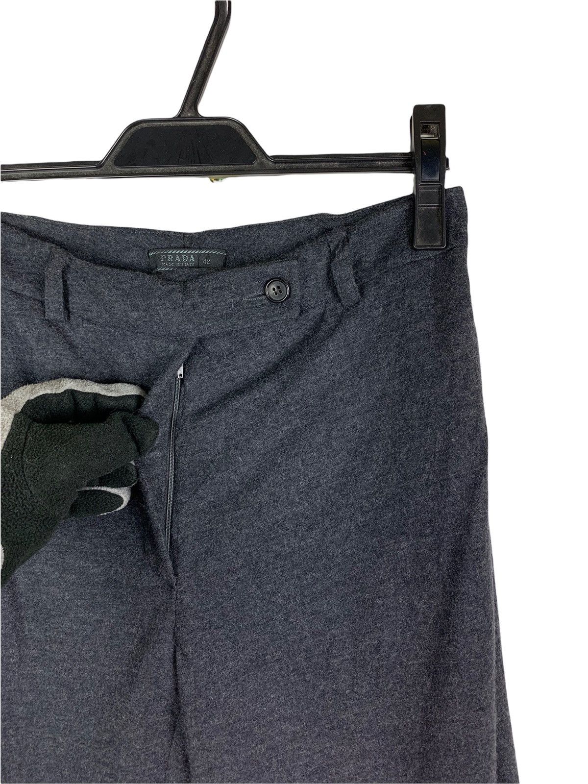 Prada 🔥Vintage Prada Made in Italy 100% Wool Pants Size:42 Size US 27 - 6 Thumbnail