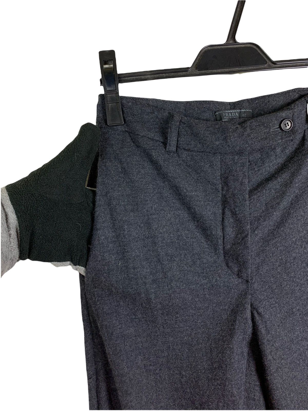 Prada 🔥Vintage Prada Made in Italy 100% Wool Pants Size:42 Size US 27 - 5 Thumbnail