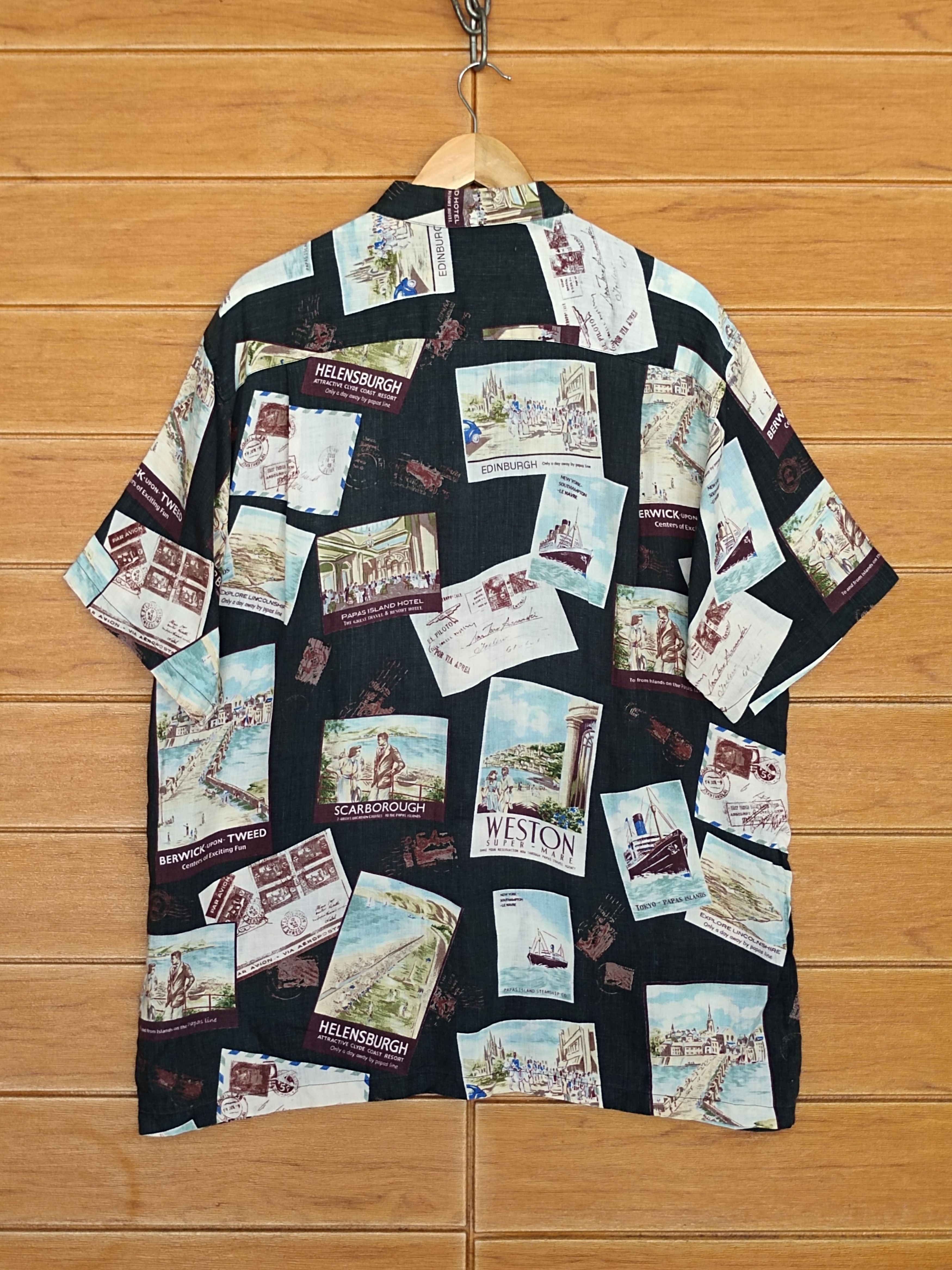 Mademoiselle Non Non Vintage 80s Papas Island Portrait Photo Print Hawaiian Size US L / EU 52-54 / 3 - 10 Thumbnail