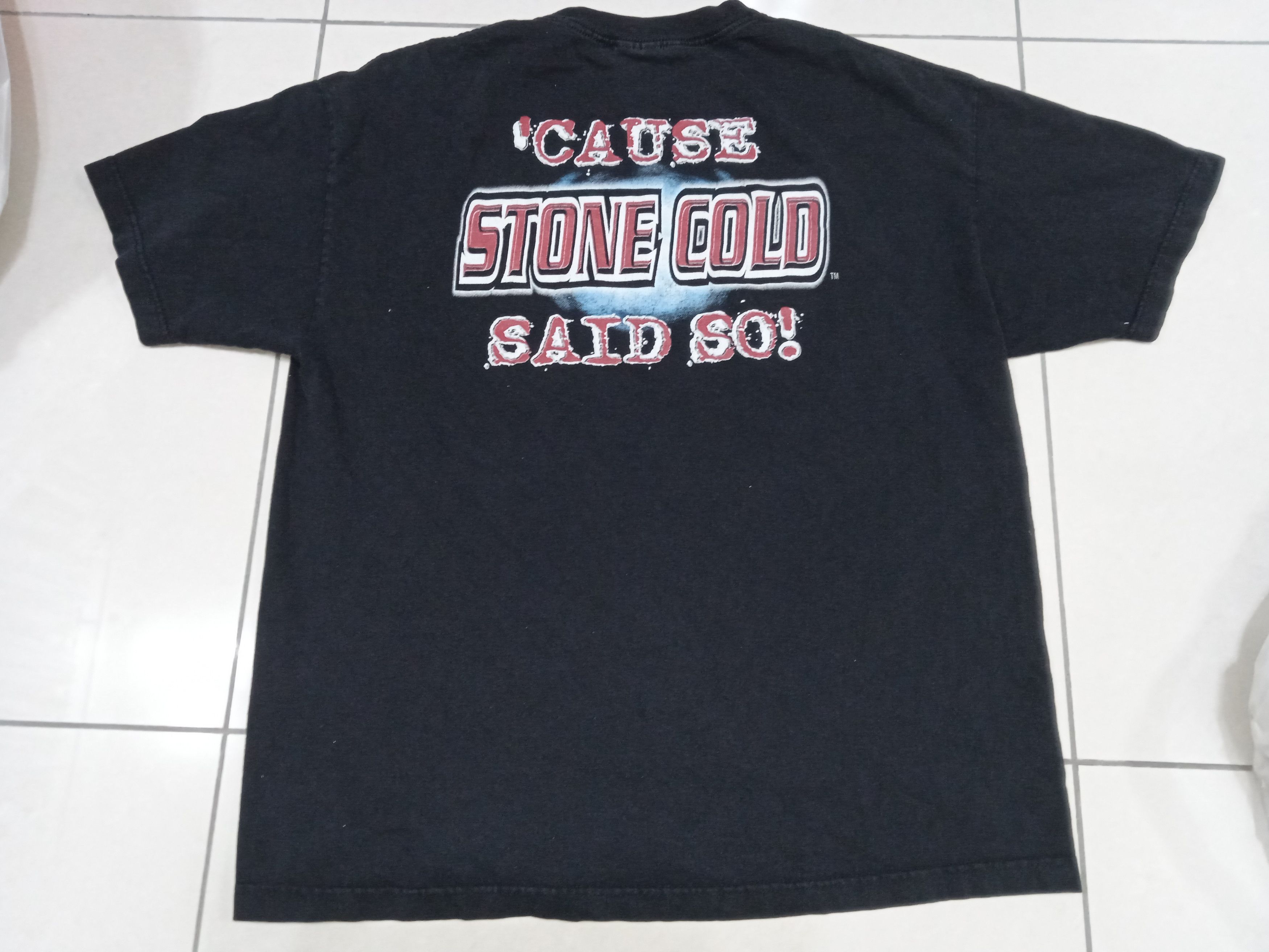 Vintage Vintage 90s WWF Stone Cold 1999 T-Shirt erd Size US XL / EU 56 / 4 - 2 Thumbnail