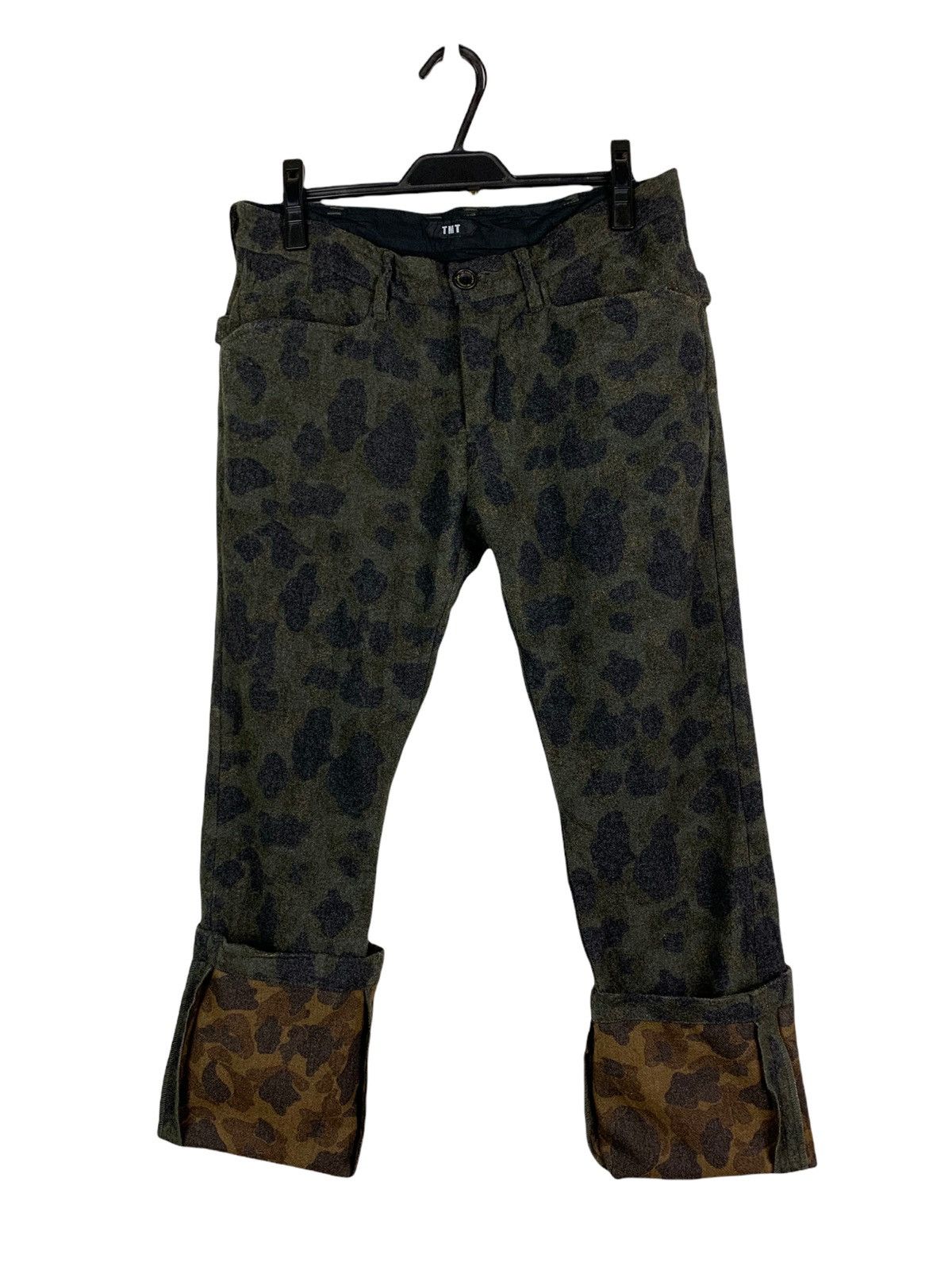 image of Avant Garde x Tmt Japan Tmt Japan Duck Camo Wool Pants, Men's (Size 32)