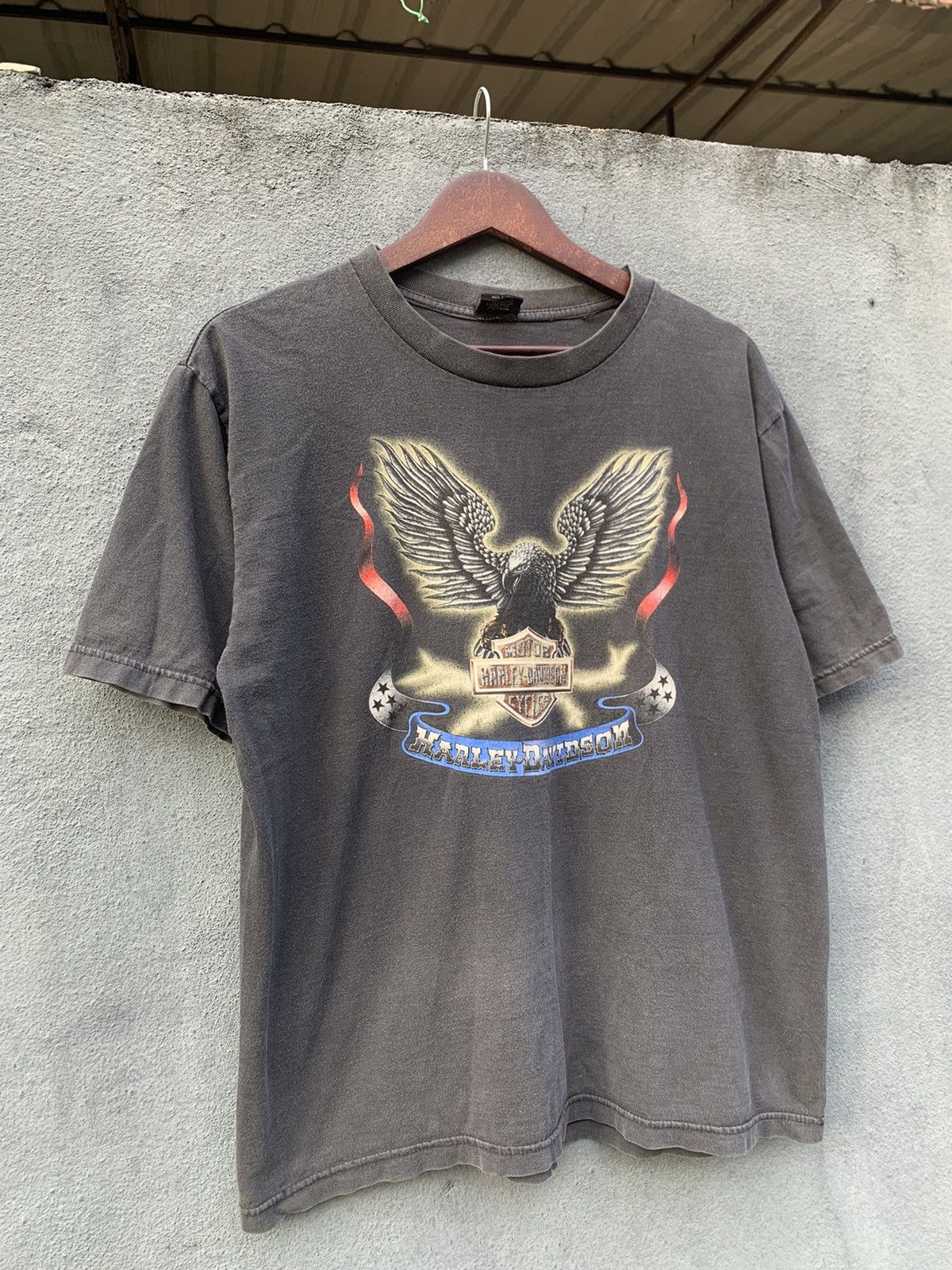 Harley Davidson 👹Vintage 1999 FADED HARLEY DAVIDSON Tshirt Size US M / EU 48-50 / 2 - 3 Thumbnail