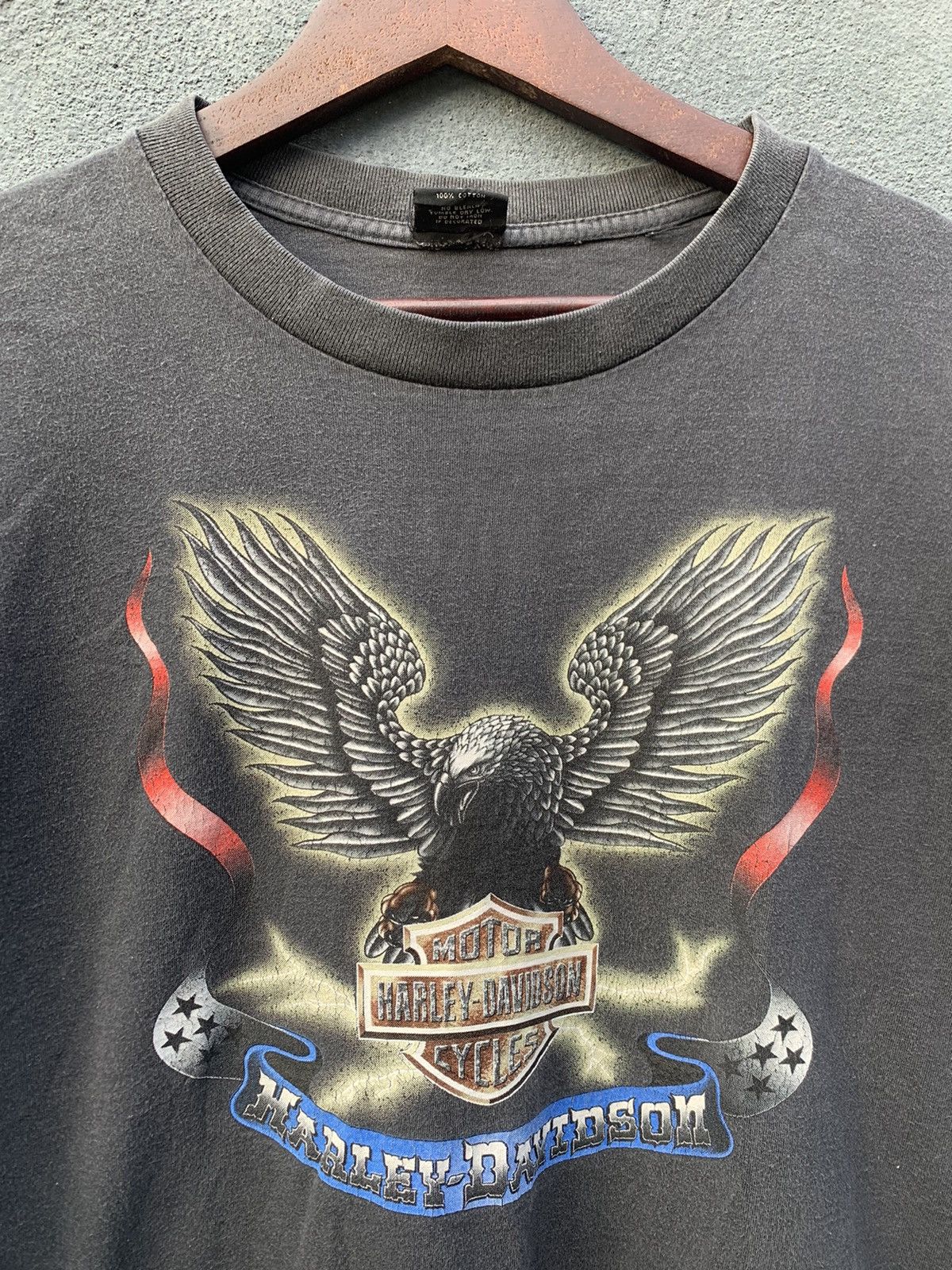 Harley Davidson 👹Vintage 1999 FADED HARLEY DAVIDSON Tshirt Size US M / EU 48-50 / 2 - 4 Thumbnail