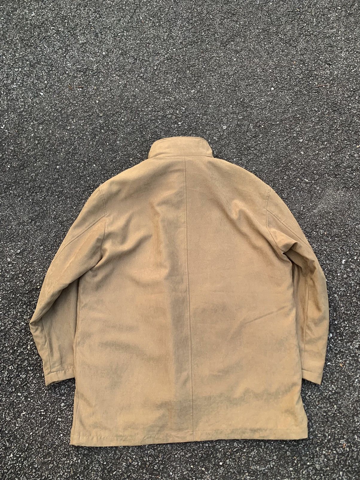 Kansai Yamamoto 👹KANSAI JAPAN Brown Seude Long Jacket By KANSAI YAMAMOTO Size US L / EU 52-54 / 3 - 11 Thumbnail