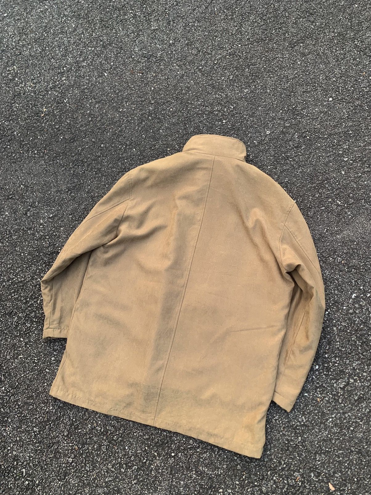 Kansai Yamamoto 👹KANSAI JAPAN Brown Seude Long Jacket By KANSAI YAMAMOTO Size US L / EU 52-54 / 3 - 9 Thumbnail
