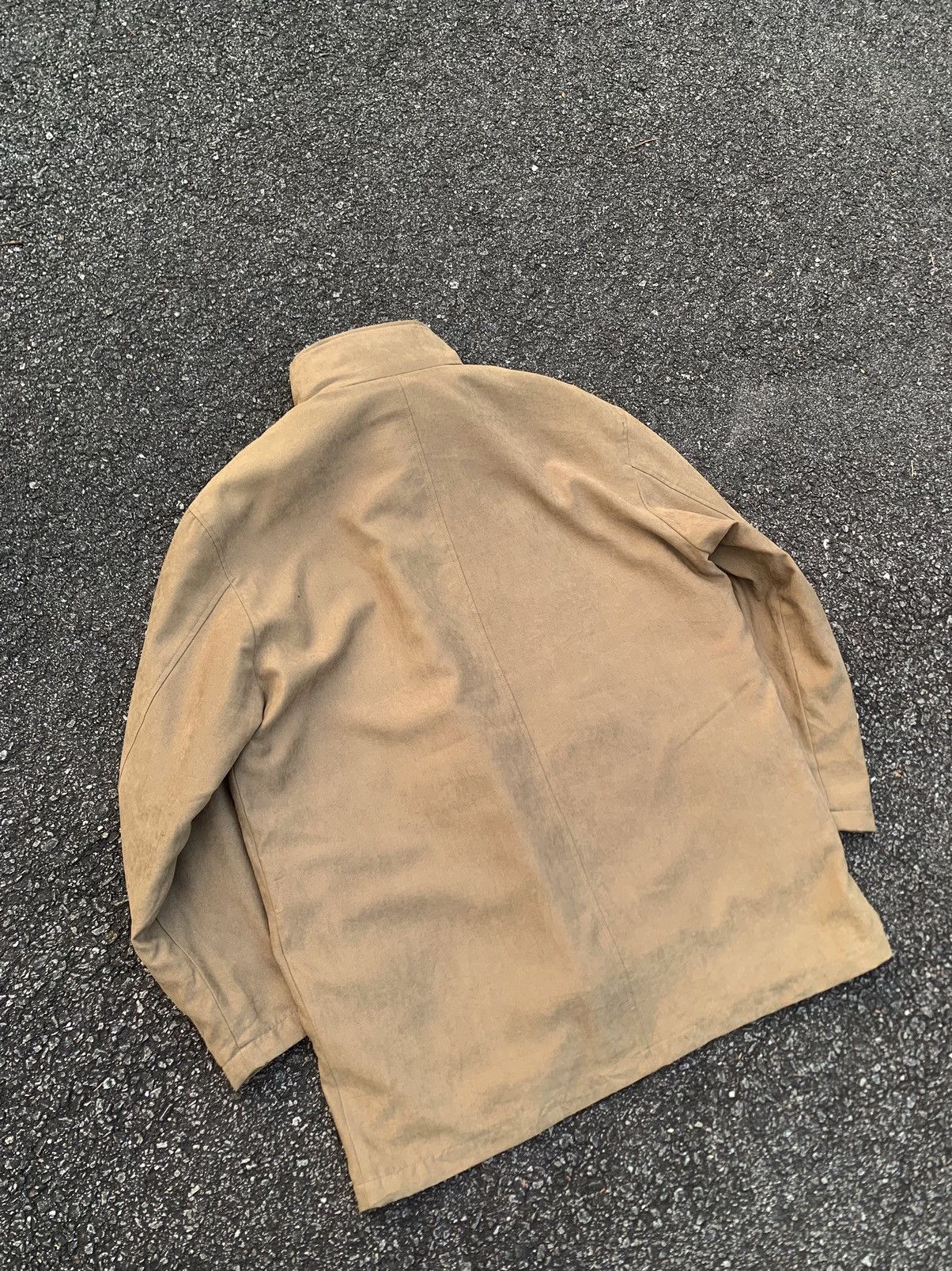 Kansai Yamamoto 👹KANSAI JAPAN Brown Seude Long Jacket By KANSAI YAMAMOTO Size US L / EU 52-54 / 3 - 10 Thumbnail
