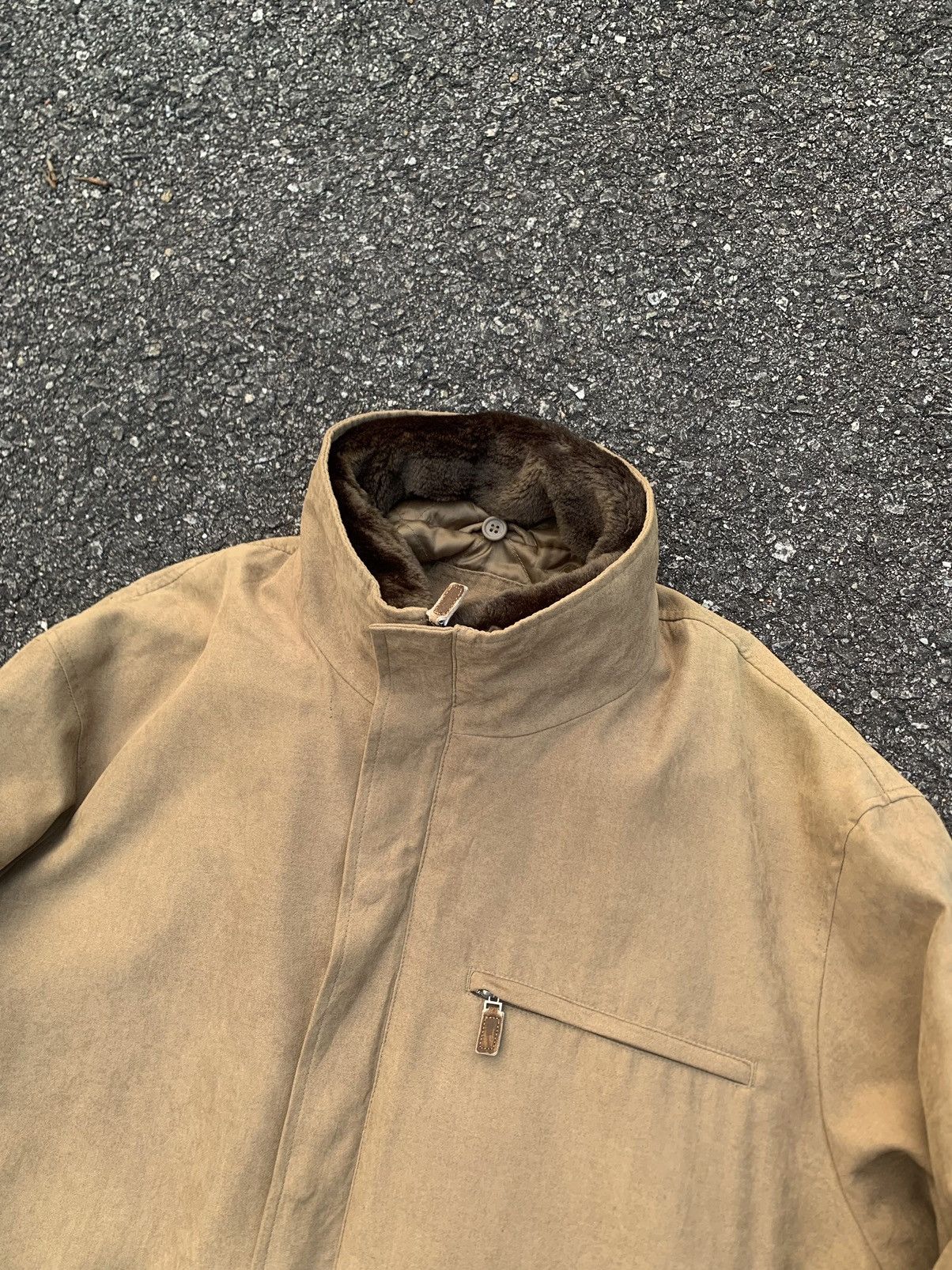 Kansai Yamamoto 👹KANSAI JAPAN Brown Seude Long Jacket By KANSAI YAMAMOTO Size US L / EU 52-54 / 3 - 5 Thumbnail