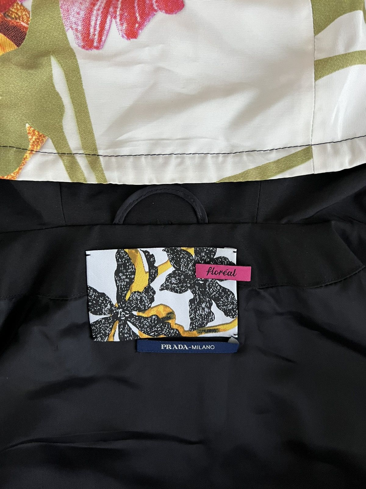 Prada AW16 Christophe Chemin Floreal Printed Hooded Jacket Size US M / EU 48-50 / 2 - 4 Thumbnail