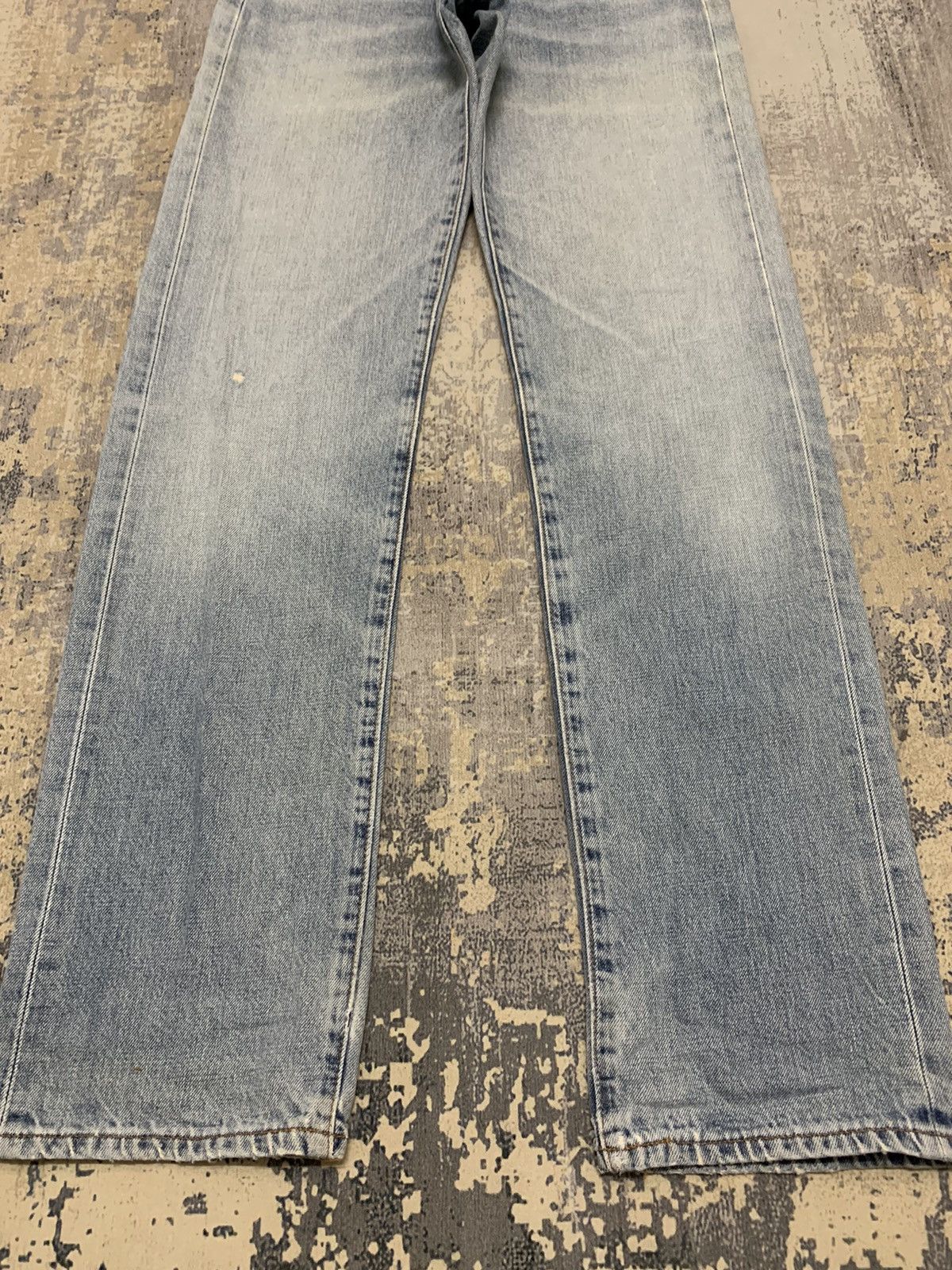 Levi's Vintage Levis 502 Big E Selvedge Denim Jeans 28x33.5 Size US 28 / EU 44 - 4 Thumbnail