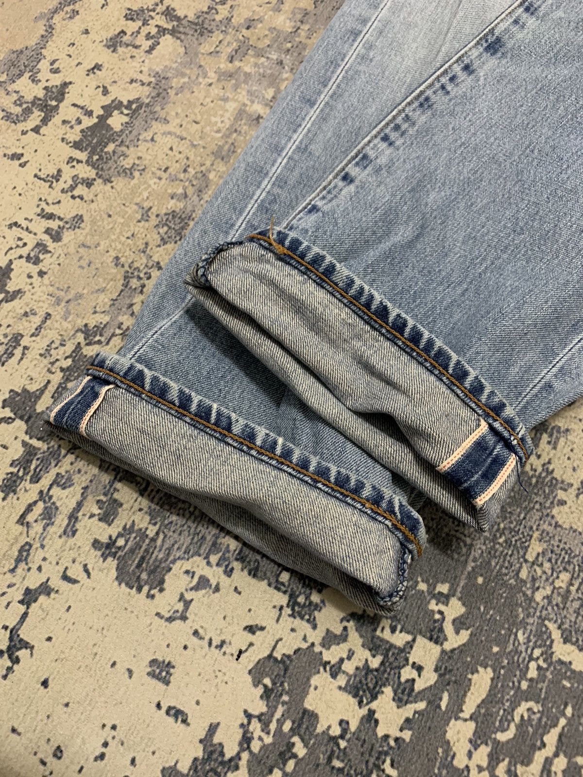 Levi's Vintage Levis 502 Big E Selvedge Denim Jeans 28x33.5 Size US 28 / EU 44 - 8 Thumbnail