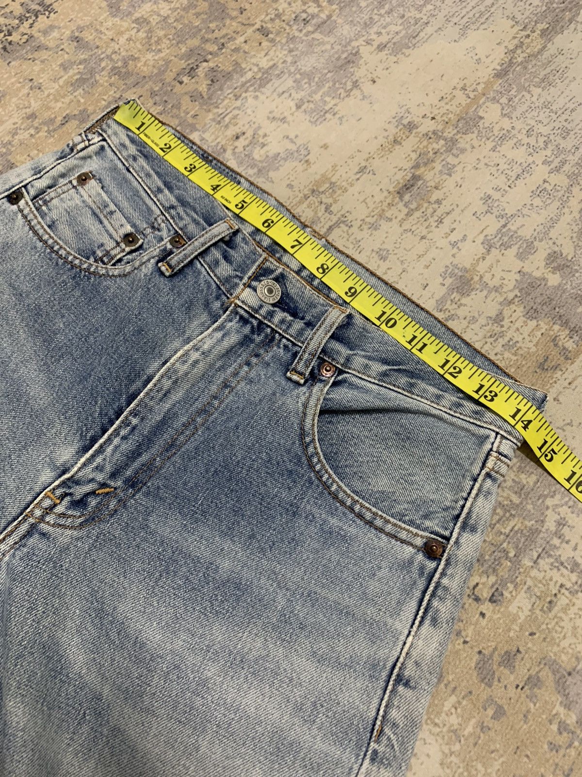 Levi's Vintage Levis 502 Big E Selvedge Denim Jeans 28x33.5 Size US 28 / EU 44 - 22 Thumbnail