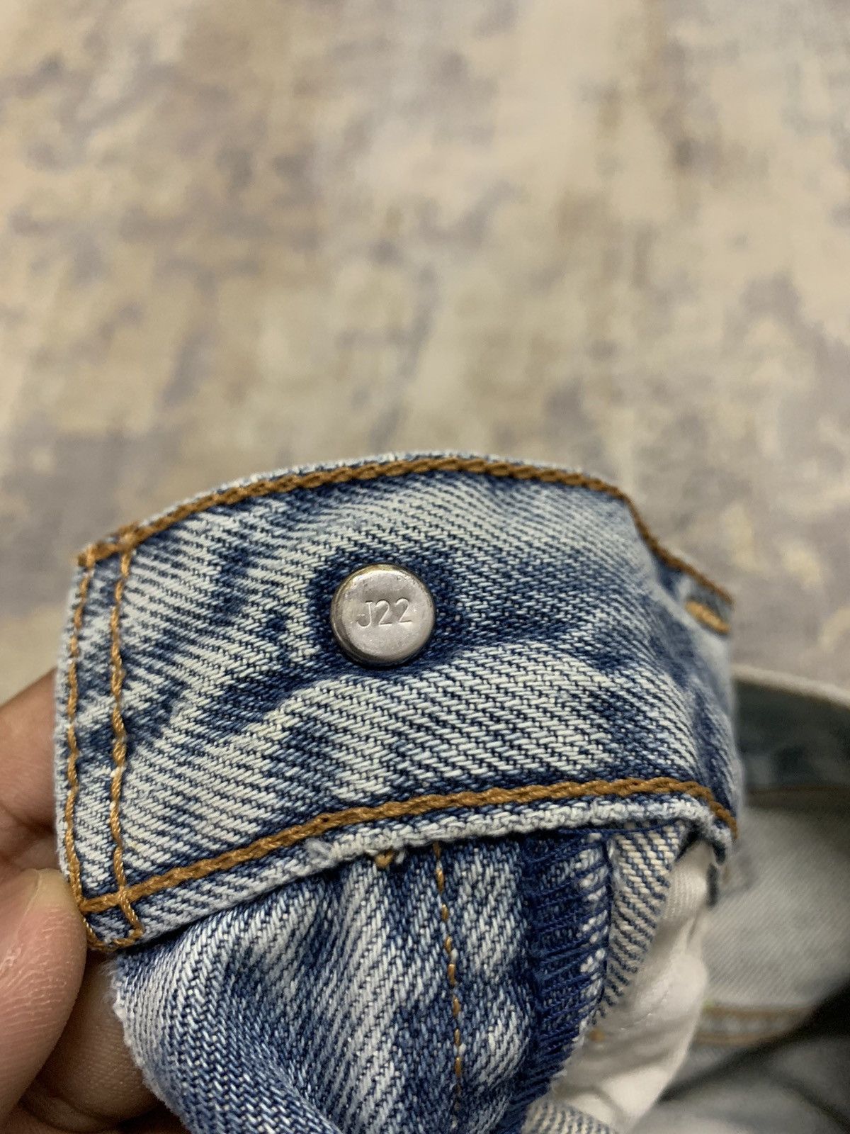 Levi's Vintage Levis 502 Big E Selvedge Denim Jeans 28x33.5 Size US 28 / EU 44 - 17 Thumbnail