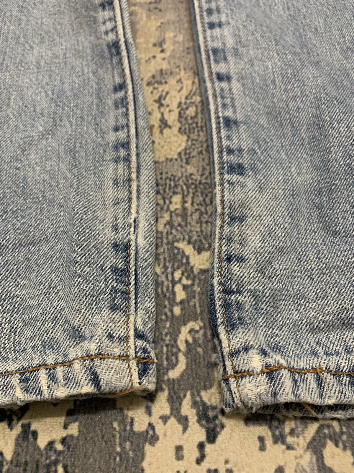 Levi's Vintage Levis 502 Big E Selvedge Denim Jeans 28x33.5 Size US 28 / EU 44 - 6 Thumbnail
