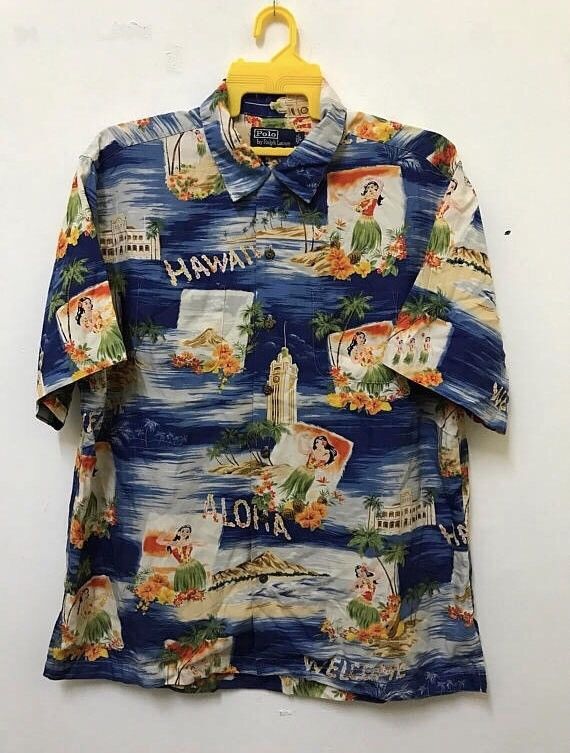 Polo Ralph Lauren POLO RALPH LAUREN HULA GIRL FULL PRINT HAWAII RARE Size US XL / EU 56 / 4 - 1 Thumbnail