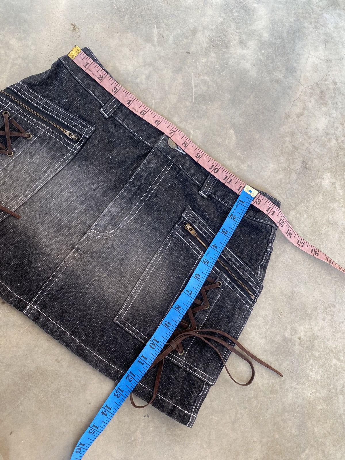 Japanese Brand × Seditionaries Japanase brand Denim Skirt Size 28" / US 6 / IT 42 - 7 Thumbnail