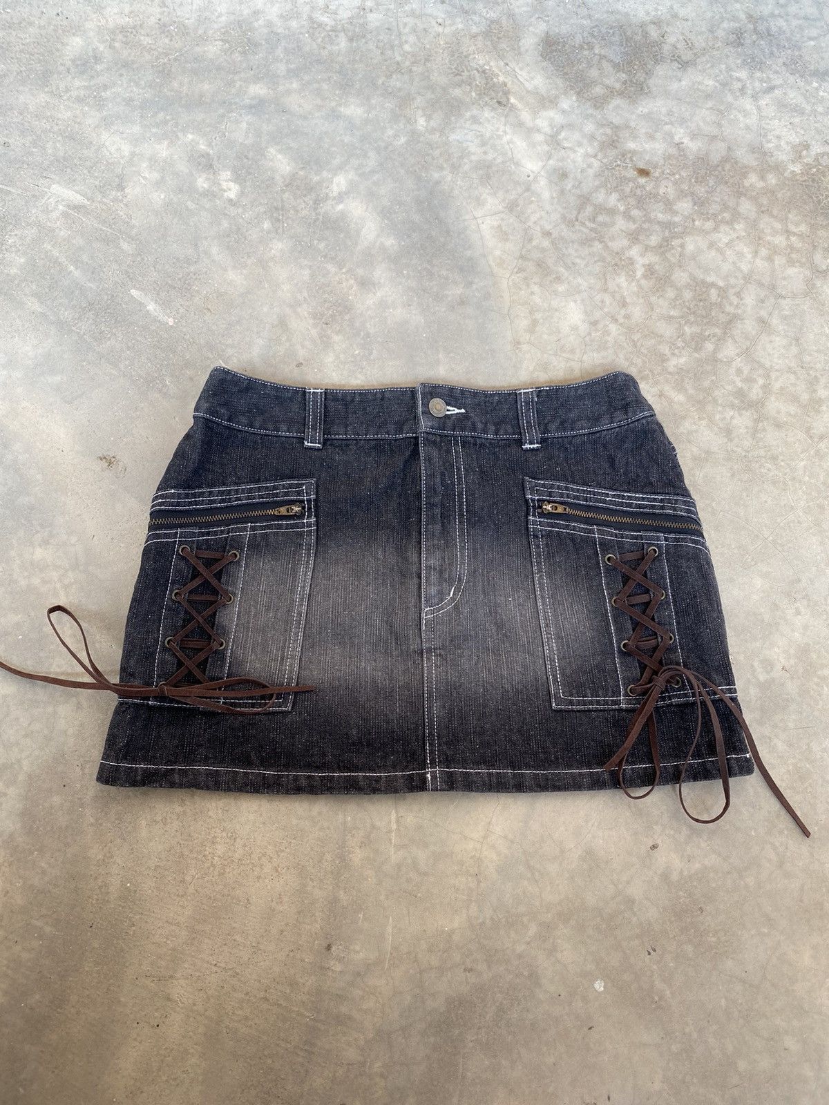 Japanese Brand × Seditionaries Japanase brand Denim Skirt Size 28" / US 6 / IT 42 - 1 Thumbnail