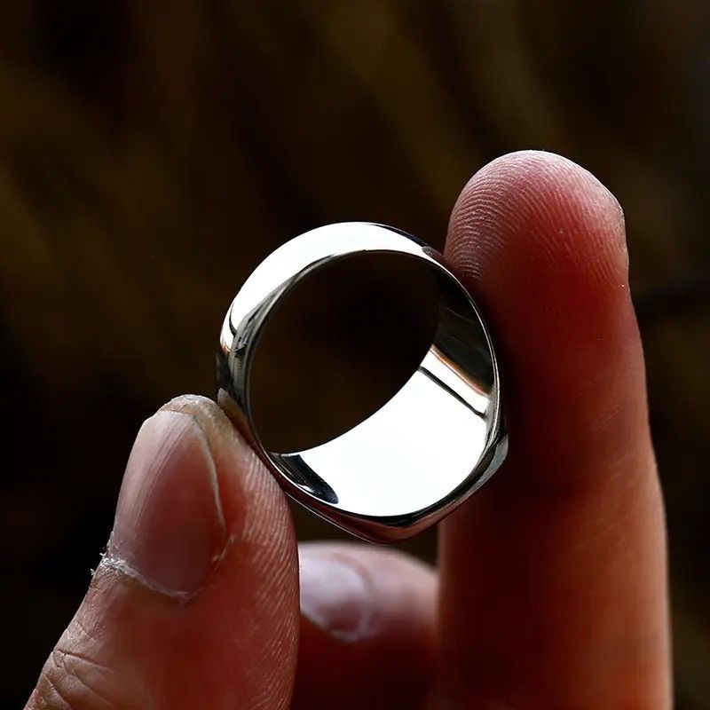 Japanese Brand × Jewelry × Vintage High Polished Solid Ring Size ONE SIZE - 2 Thumbnail