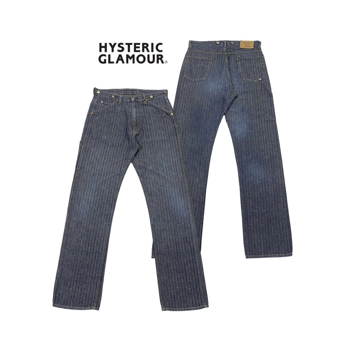 Hysteric Glamour Vintage Hysteric Glamour Carpenter Denim Pants Size US 32 / EU 48 - 1 Thumbnail
