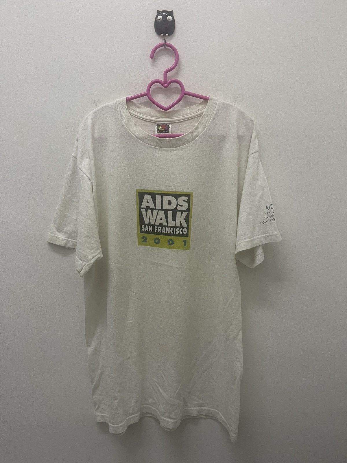 Rare Vintage AIDS WALK San Francisco 2001 Promo Tee