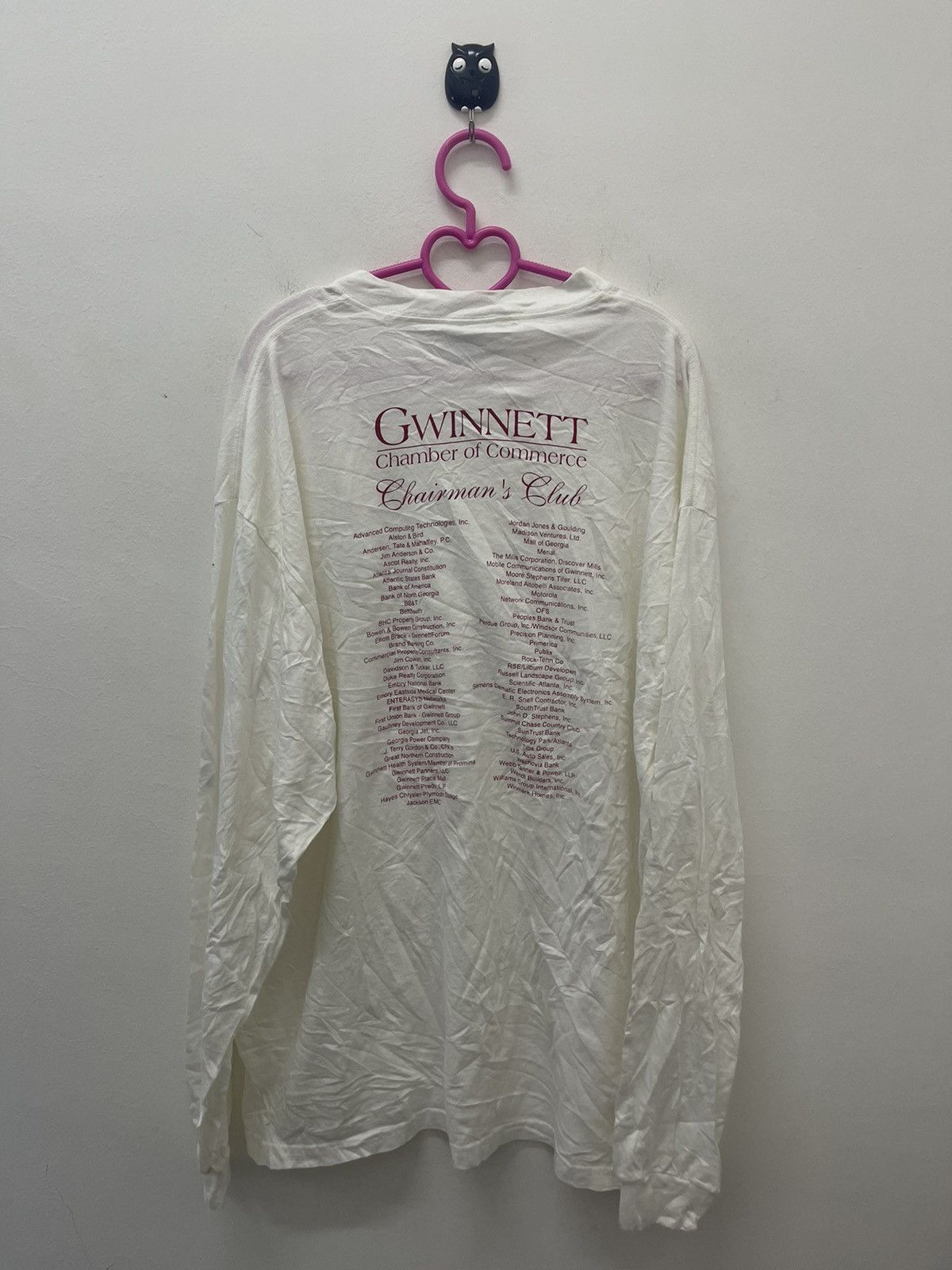 Vintage Rare Vintage GWINNETT CHAMBER OF COMMERCE Chairman Club Tee Size US XL / EU 56 / 4 - 1 Thumbnail