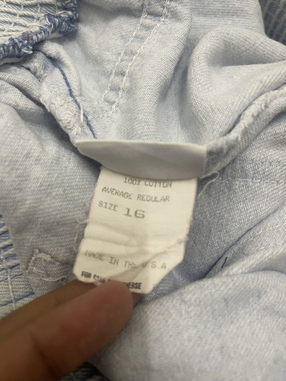Vintage Rare Vintage CARRIAGE COURT BLUES Made in USA Baggy Jeans Size US 31 - 8 Thumbnail