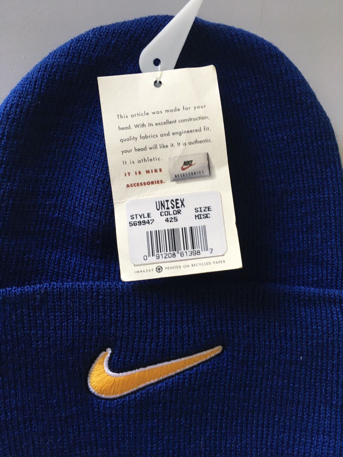 Nike 90s Swoosh Beanie CavEmpt Stussy Jordan Fragment Undercover Size ONE SIZE - 4 Thumbnail