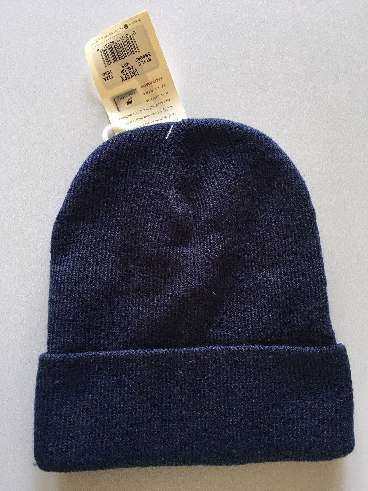 Nike × Vintage 90s Swoosh Beanie Jordan Stussy Carhartt International ACG Size ONE SIZE - 2 Thumbnail