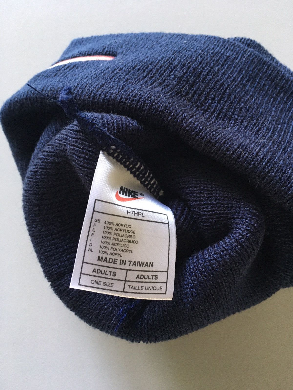 Nike × Vintage 90s Swoosh Beanie Jordan Stussy Carhartt International ACG Size ONE SIZE - 3 Thumbnail
