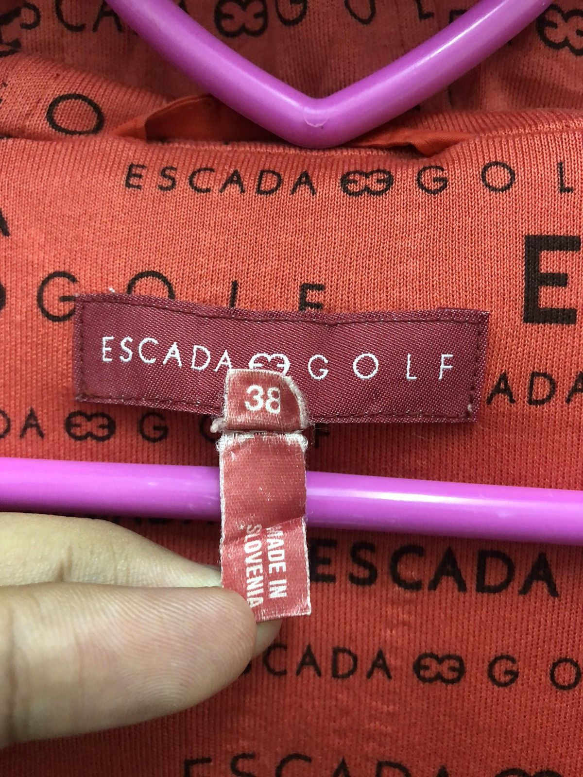 Escada Rare Vintage ESCADA GOLF Hooded Sweater Size US M / EU 48-50 / 2 - 5 Thumbnail